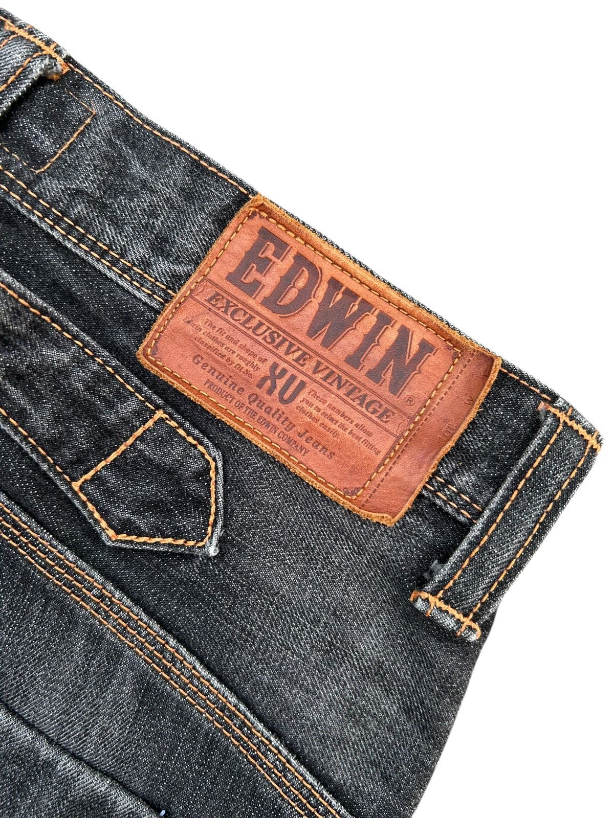 Kapital Flare Vintage Edwin Buckle Back Distressed Denim Jeans Size US 31 - 6 Thumbnail