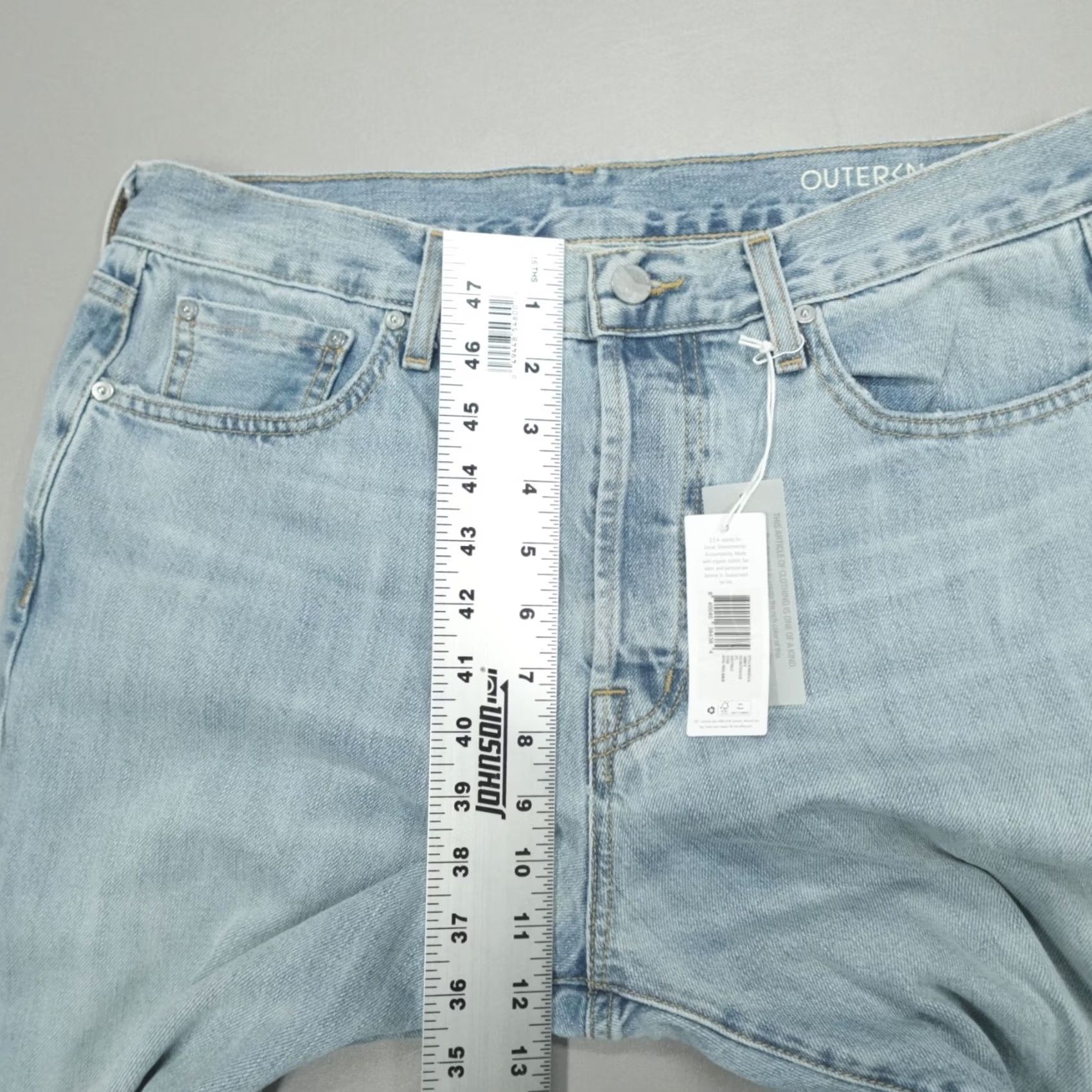 Outerknown Outerknown SEA Jeans Men's Size 31x32 Statesman Relaxed Fit SLT Blue Size US 31 - 6 Thumbnail