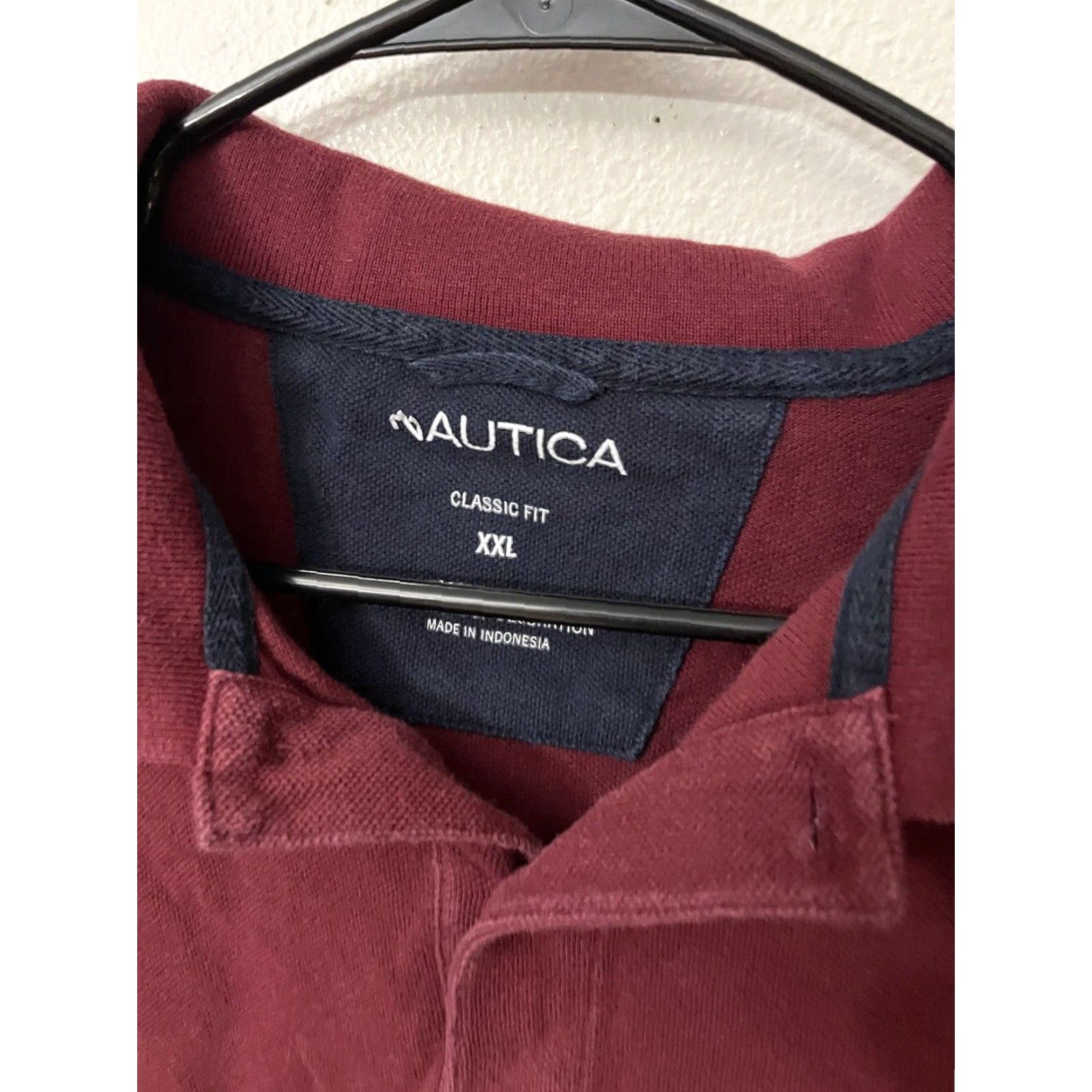 Nautica Nautica Maroon Polo Shirt Men’s 2XL Short Sleeve Classic Fit Cotton Golf Size US XXL / EU 58 / 5 - 2 Thumbnail