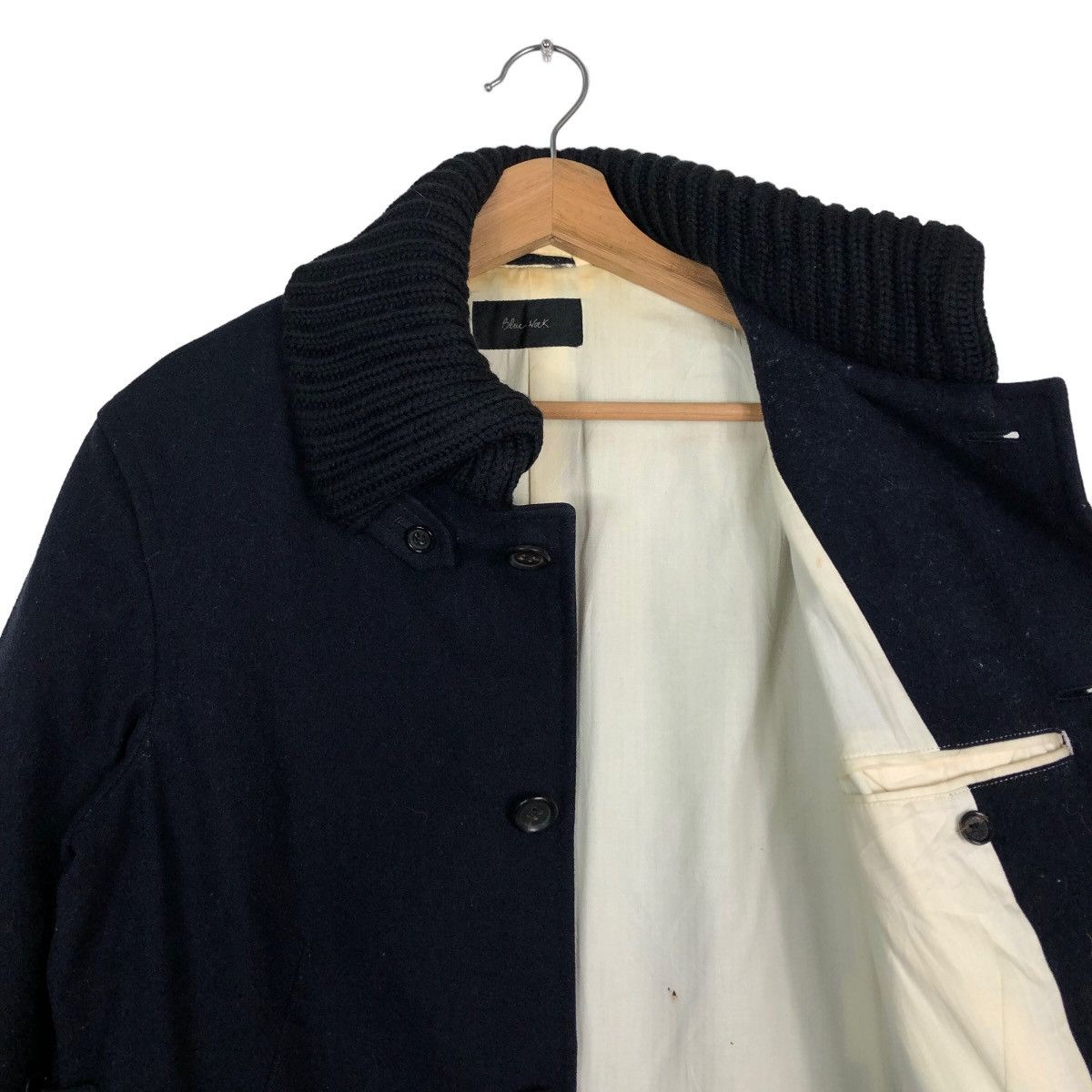 45rpm 🔥90’s Blue Work Wool Jacket Made in Japan Size US M / EU 48-50 / 2 - 10 Thumbnail