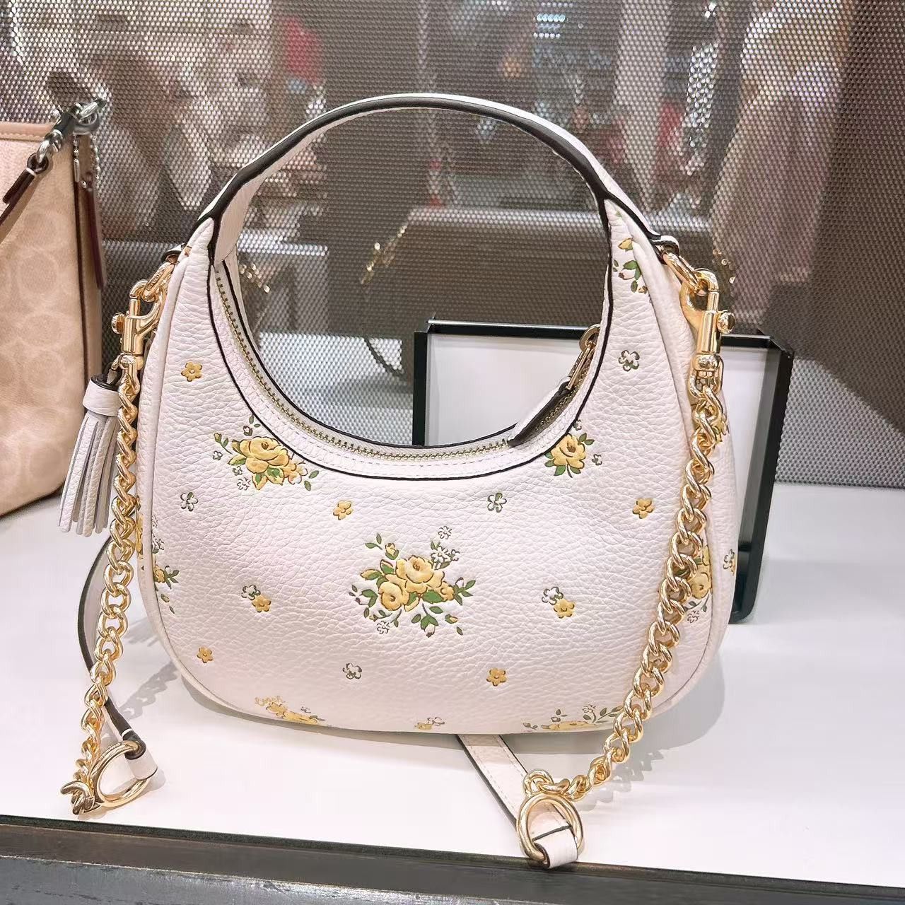 Coach Carmen Mini Crossbody Bag With Floral Print CAK90 Size ONE SIZE - 2 Thumbnail