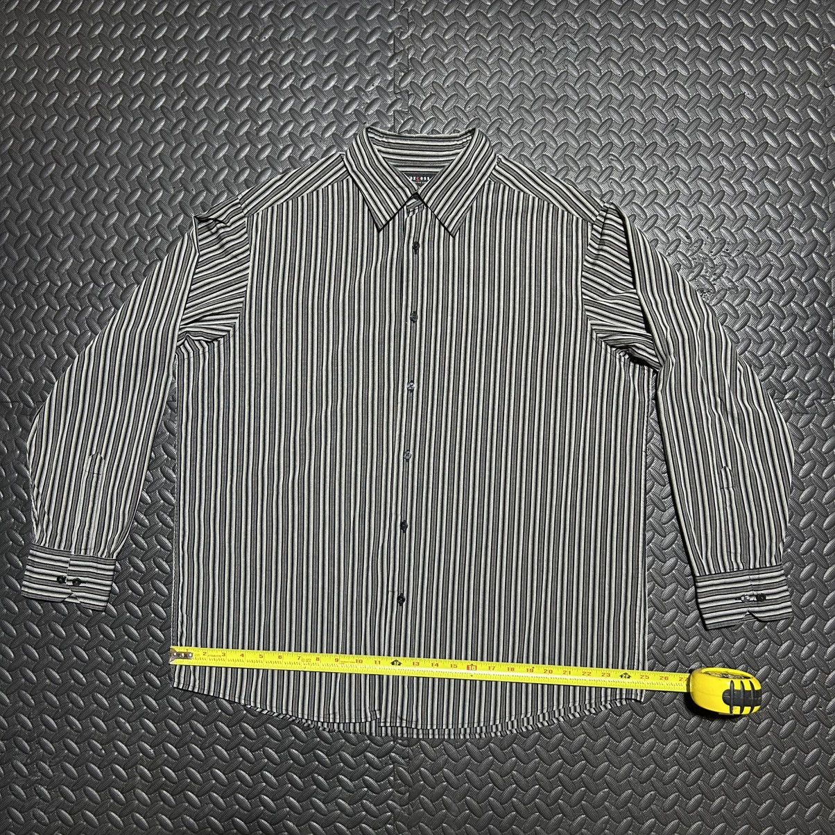 Other Axcess Claiborne Button Down Dress Shirt Striped Black XL Size US XL / EU 56 / 4 - 7 Thumbnail