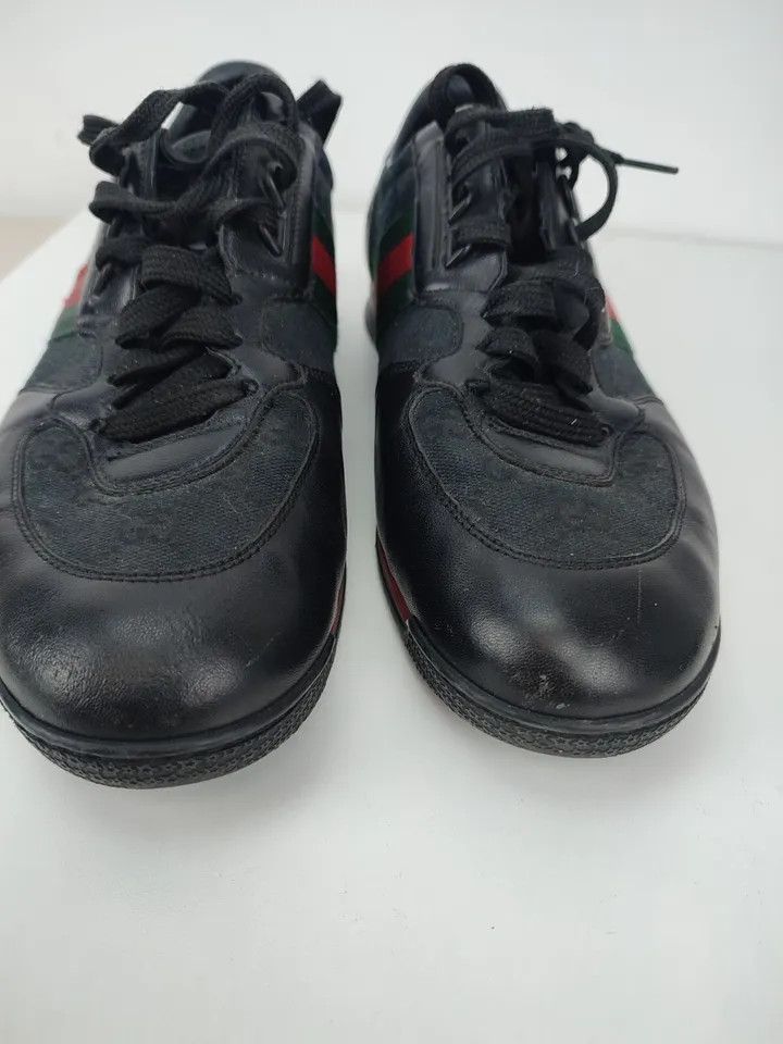 Gucci Gucci Leather Guccissima Strip Web Shoes Sneakers 28 cm Size US 10 / EU 43 - 9 Thumbnail