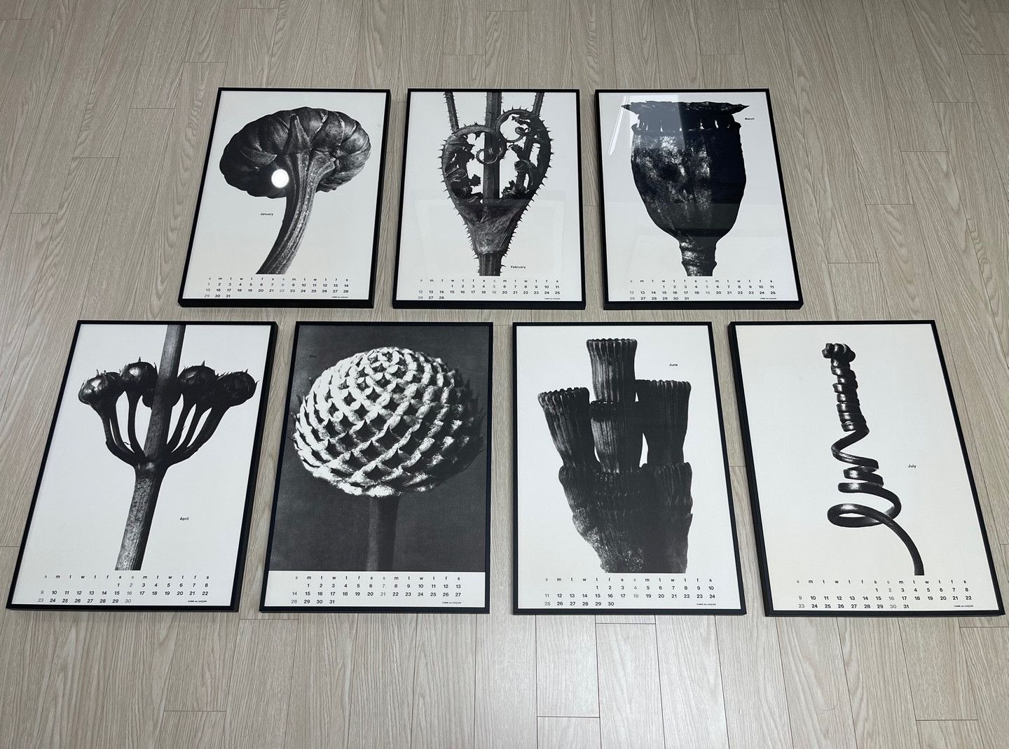 Comme des Garcons × Comme des Garcons Homme COMME des GARCONS AD1989 Art Poster January Size ONE SIZE - 4 Thumbnail