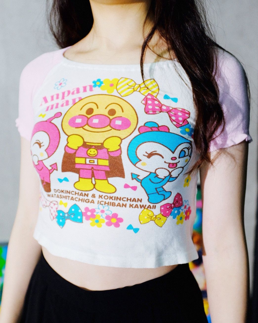Anime × Japanese Brand × Vintage ANPANMAN ANIME CROP TEE Size XXS / US 00 / IT 34 - 1 Thumbnail