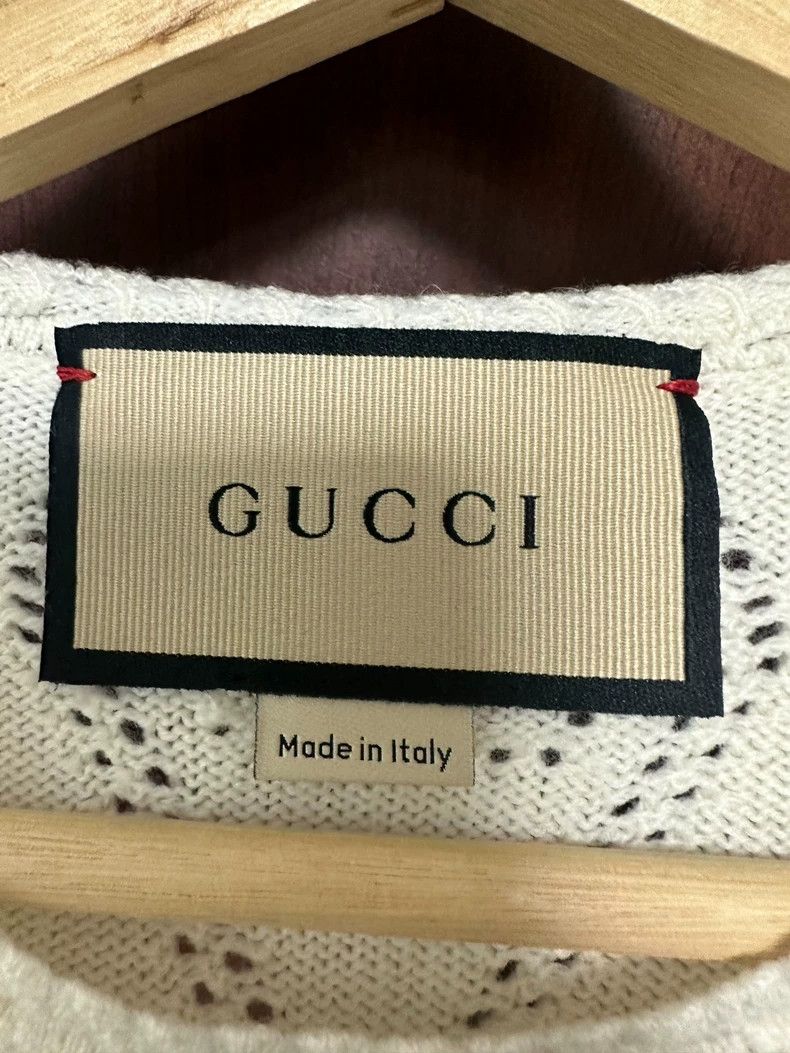 Gucci Gucci White hollow double G letter full print knitwear 2501 Size US XS / EU 42 / 0 - 3 Thumbnail