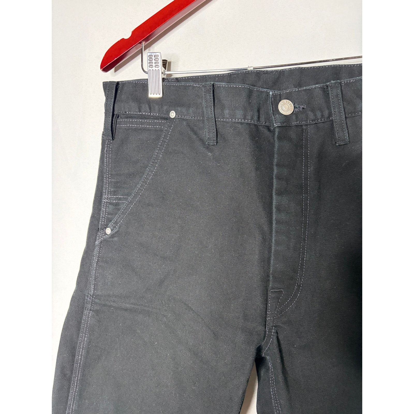 Buck Mason Buck Mason Full Saddle Heavy Work (HW) Canvas black pant Size US 30 / EU 46 - 2 Thumbnail