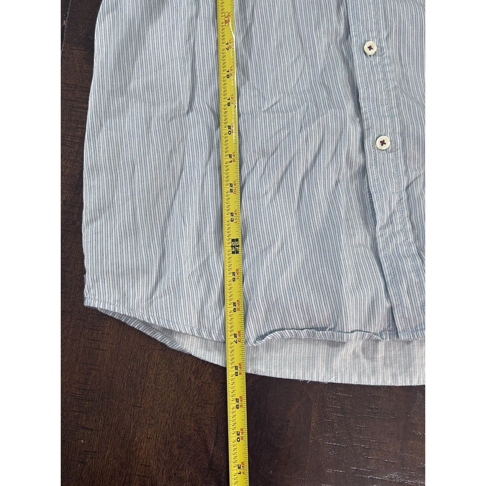 Tommy Bahama tommy bahama button down shirt Medium Blue White Stripe Size US M / EU 48-50 / 2 - 9 Thumbnail