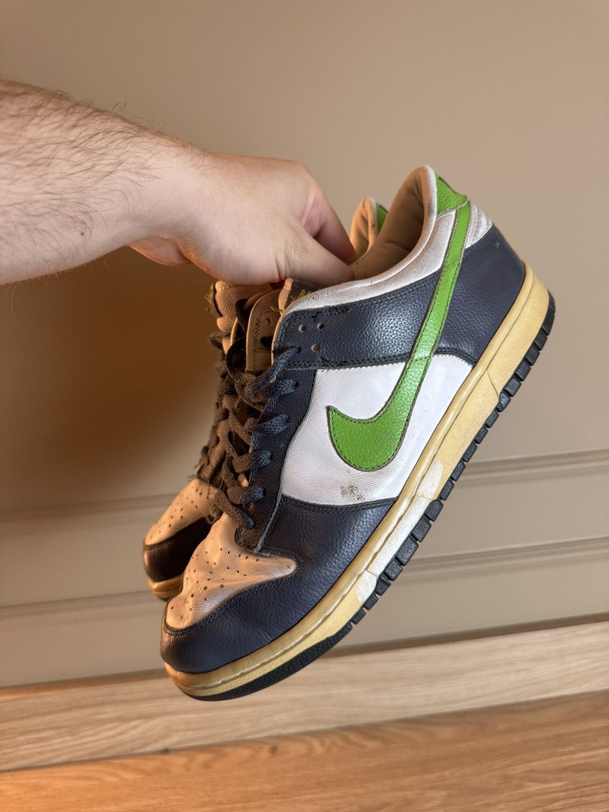 Nike Vintage Y2k 00s Nike Dunk Low Grey Hype Size US 10.5 / EU 43-44 - 5 Thumbnail