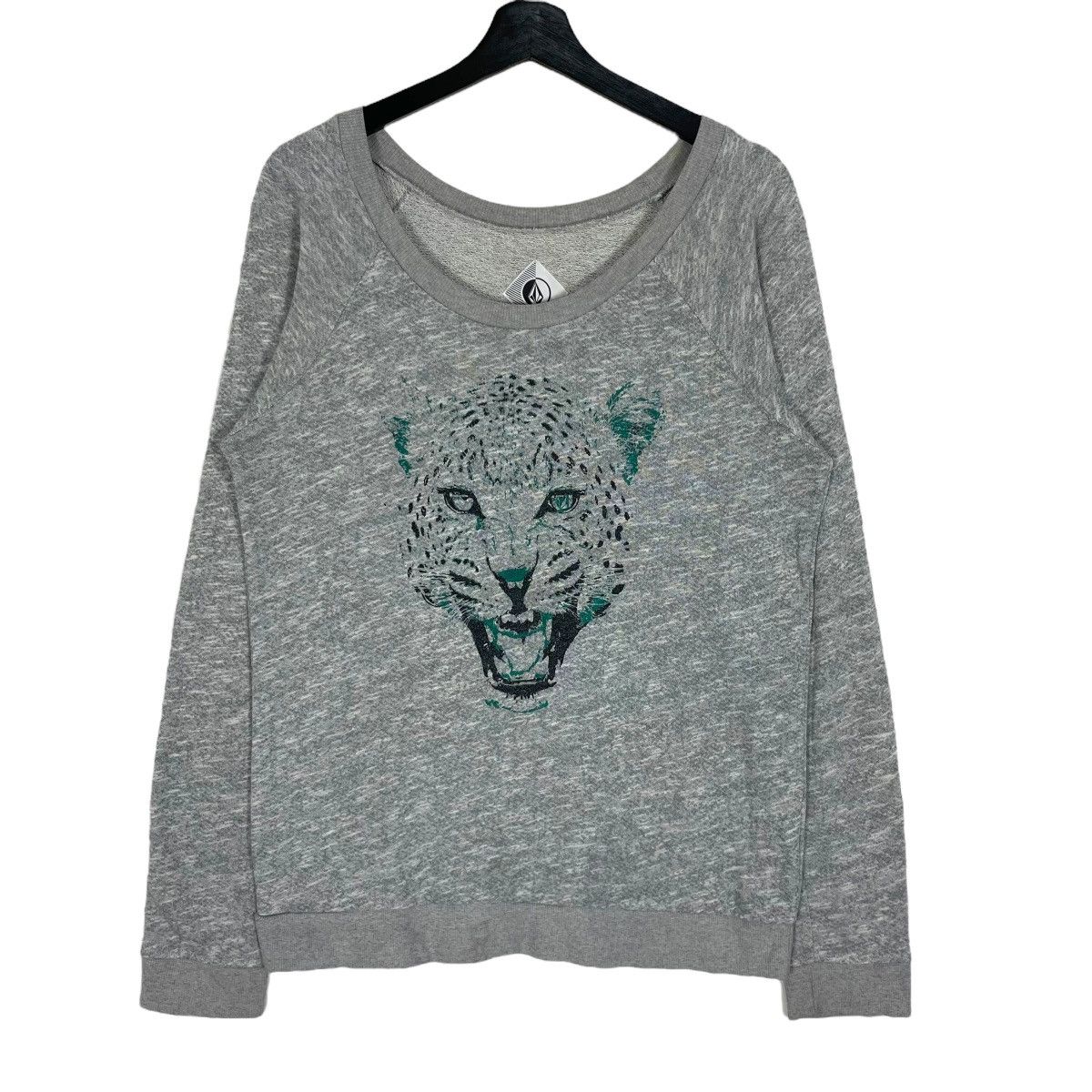 Volcom Vintage Volcom Sweatshirt Tiger Big Logo Crewneck Sweater Size S / US 4 / IT 40 - 1 Thumbnail