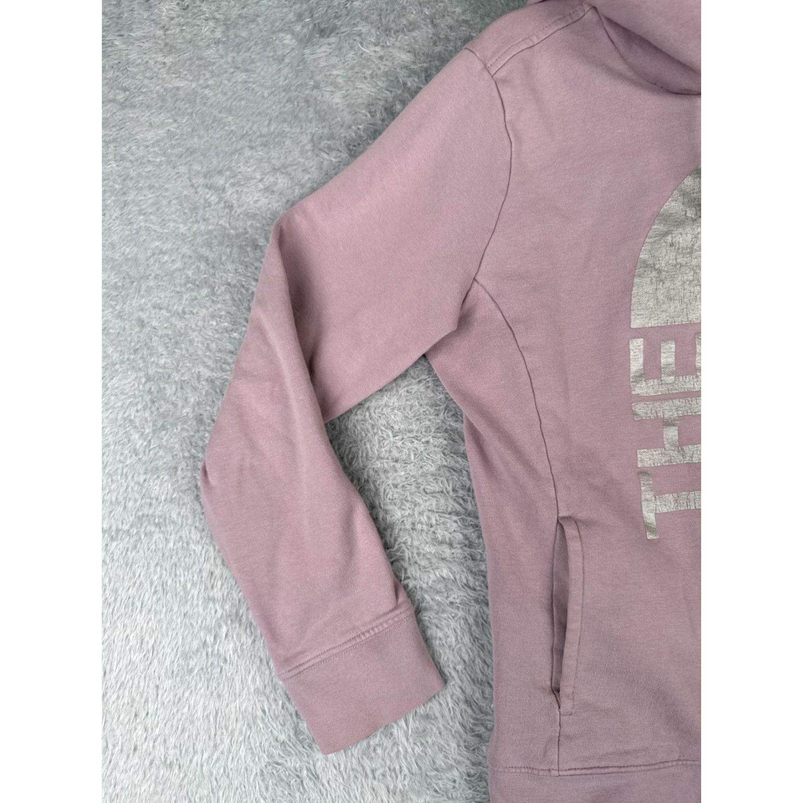 The North Face VINTAGE The North Face Hoodie Shirt Womens Large Pink Pullover Cotton Blend Read Size L / US 10 / IT 46 - 3 Thumbnail