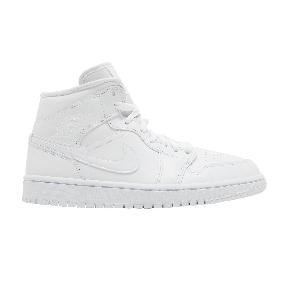 image of Wmns Air Jordan Mid Triple White 2022 Shoes, Women's (Size 7)