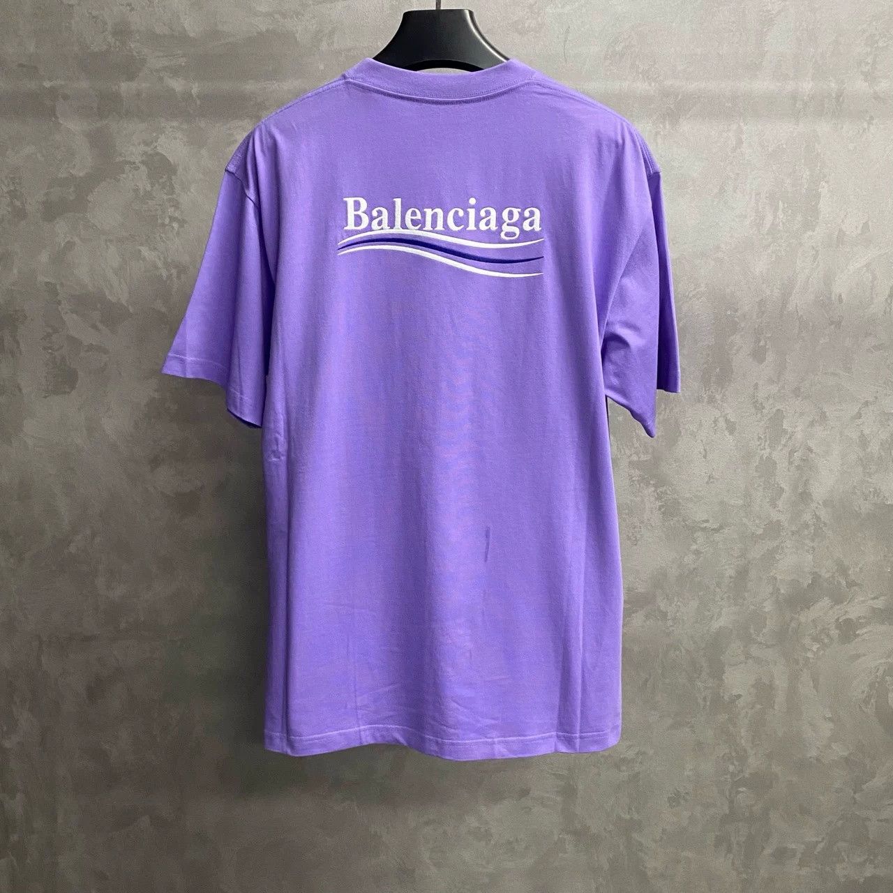 Balenciaga Balenciaga Purple Embroidery Coke Logo Tee Size US L / EU 52-54 / 3 - 2 Thumbnail