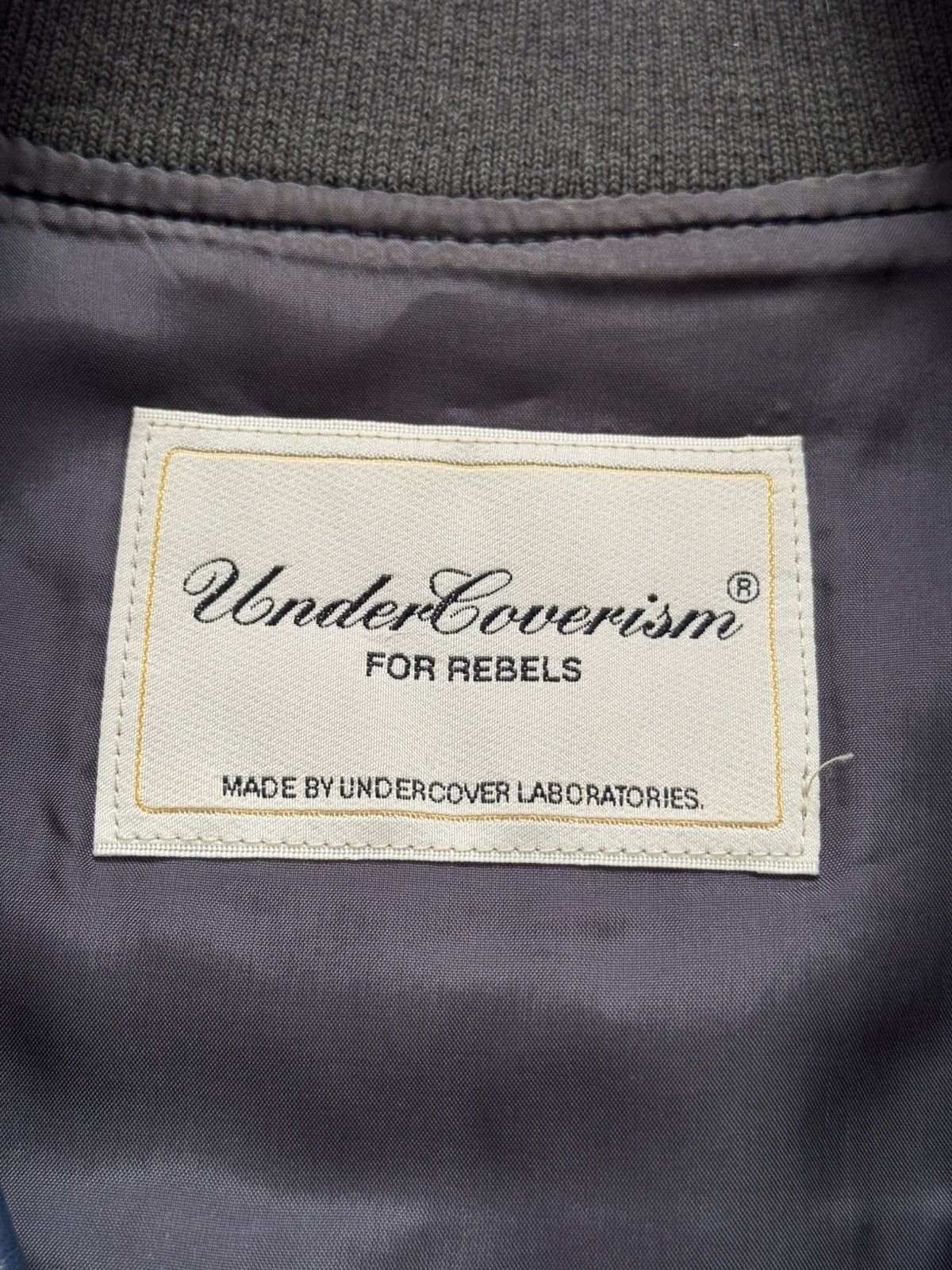 Undercover SS11 Undercover "Underman" Blue Biker Zipper Leather Jacket Size US M / EU 48-50 / 2 - 11 Thumbnail