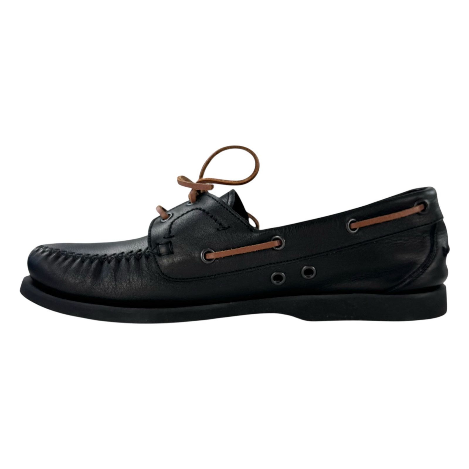 Bottega Veneta Bottega Veneta Leather Boat Shoes Size US 8 / EU 41 - 6 Thumbnail