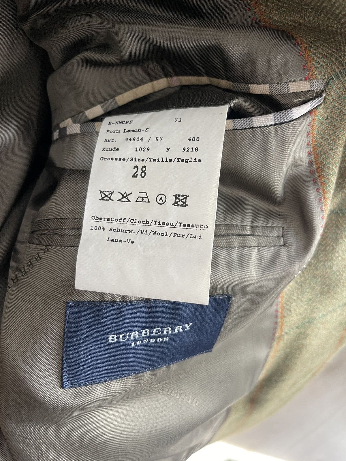 Burberry Vintage Burberry blazer classic jacket wool sport coat Size 48R - 16 Thumbnail