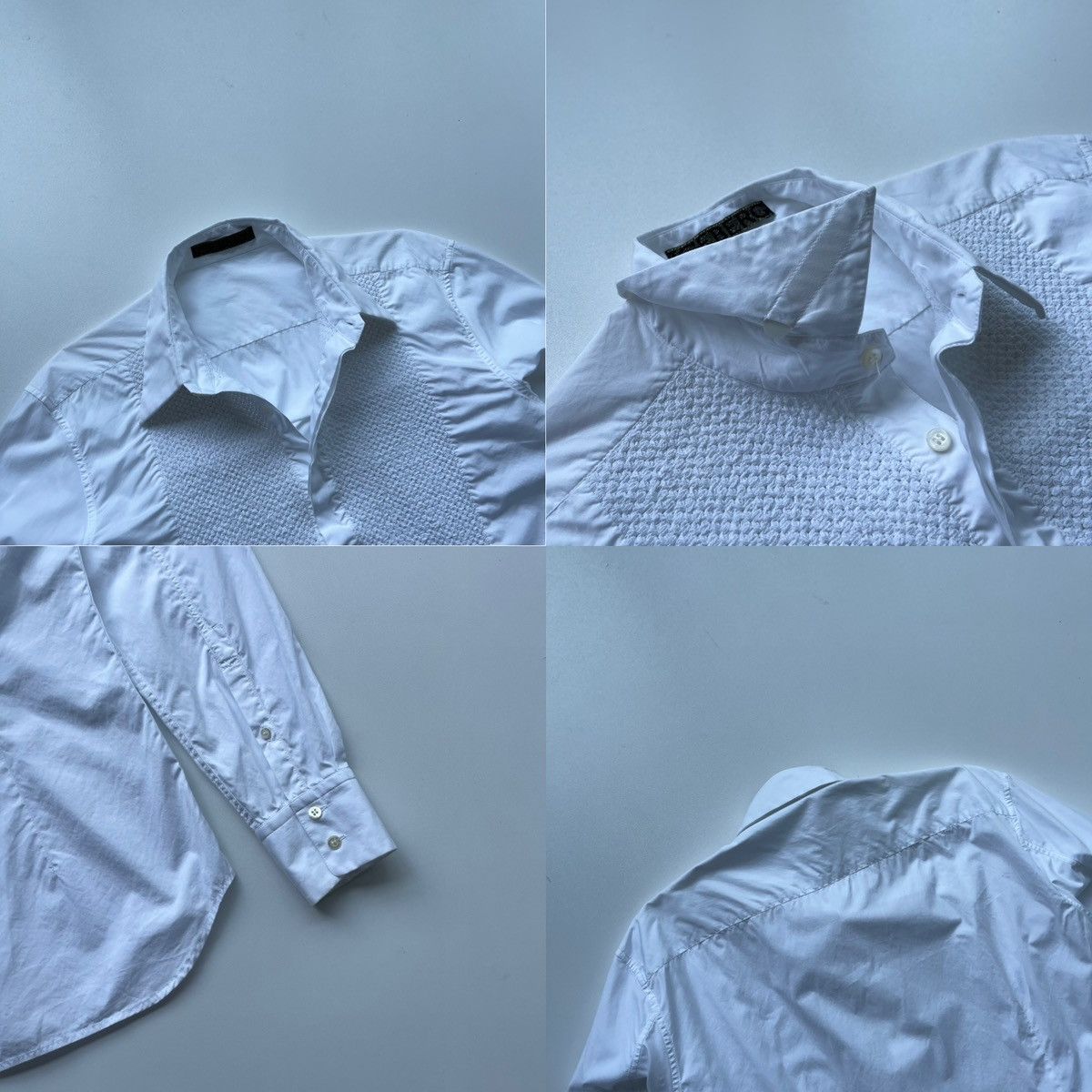 Iceberg × Vintage Iceberg 90’s Ruffled Tuxedo Smoking Button Ups Vintage Shirt Size US L / EU 52-54 / 3 - 6 Thumbnail