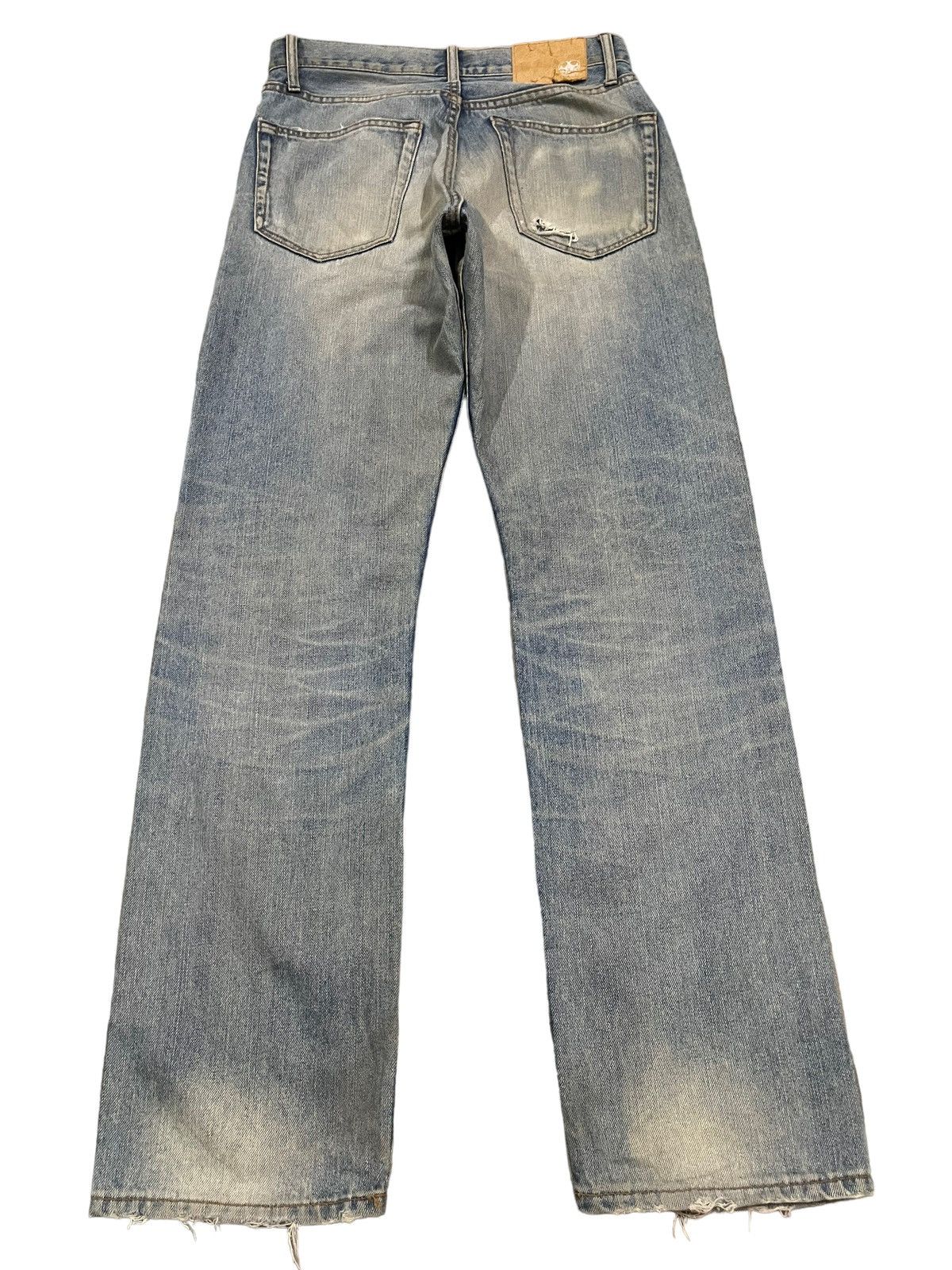 14th Addiction Vintage Japanese Brand Blue Wash Distressed Style Jeans Size US 30 / EU 46 - 2 Thumbnail