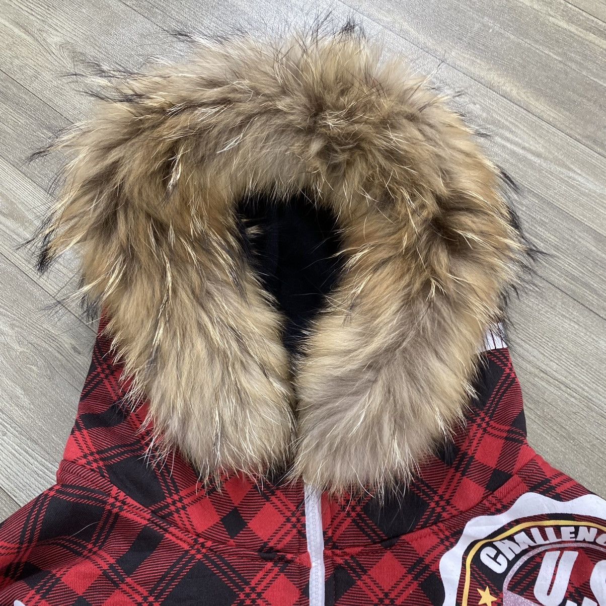 14th Addiction 2000s Excuse Plaid Poem Ifsix Punk Lgb Style Fur Hoodie Size US XXL / EU 58 / 5 - 4 Thumbnail