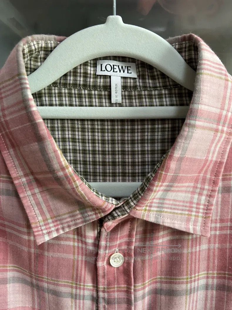 Loewe Loewe size 41 Pink checkered shirt Size US M / EU 48-50 / 2 - 3 Thumbnail