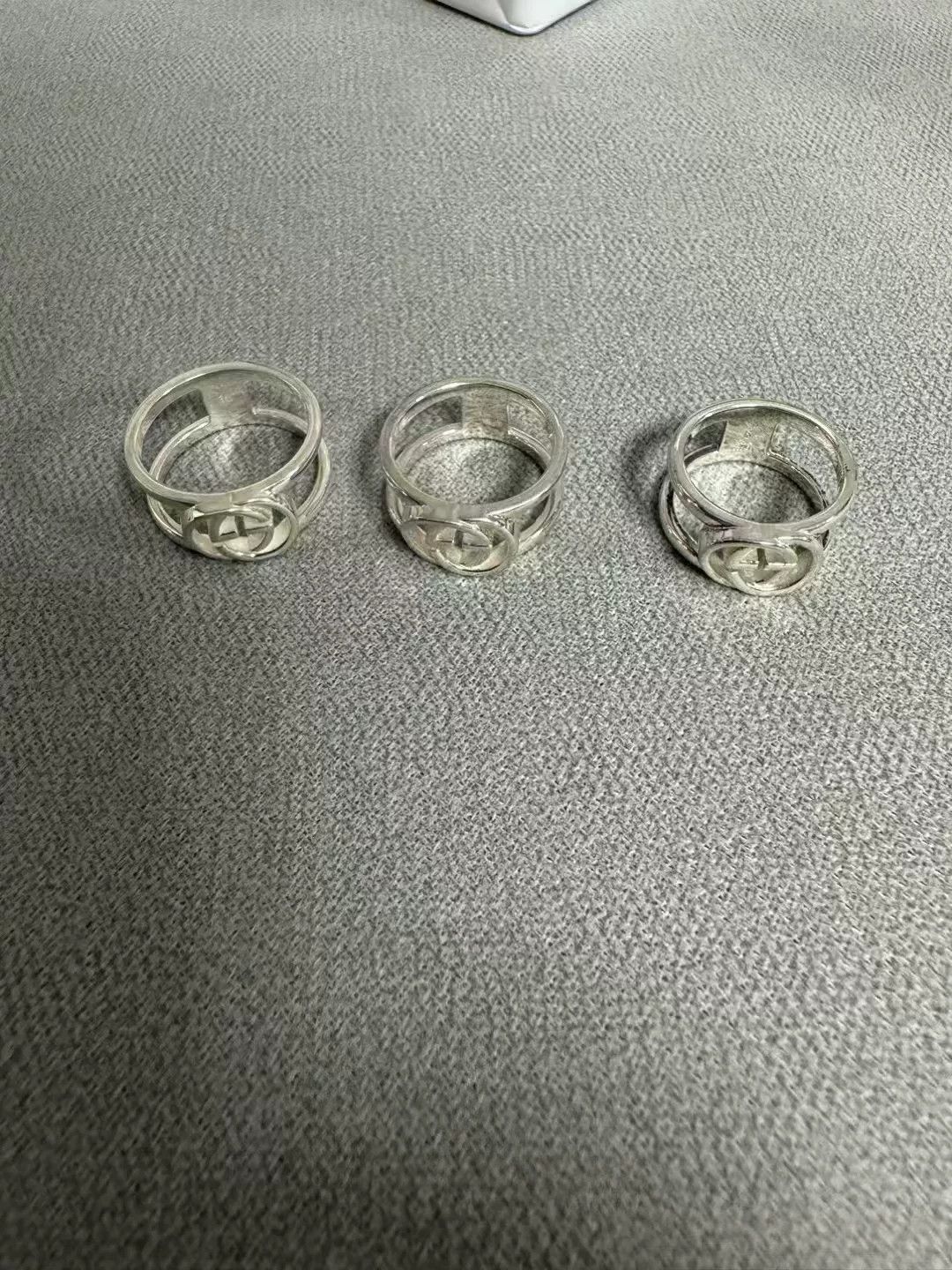 Gucci Wide Double G Ring