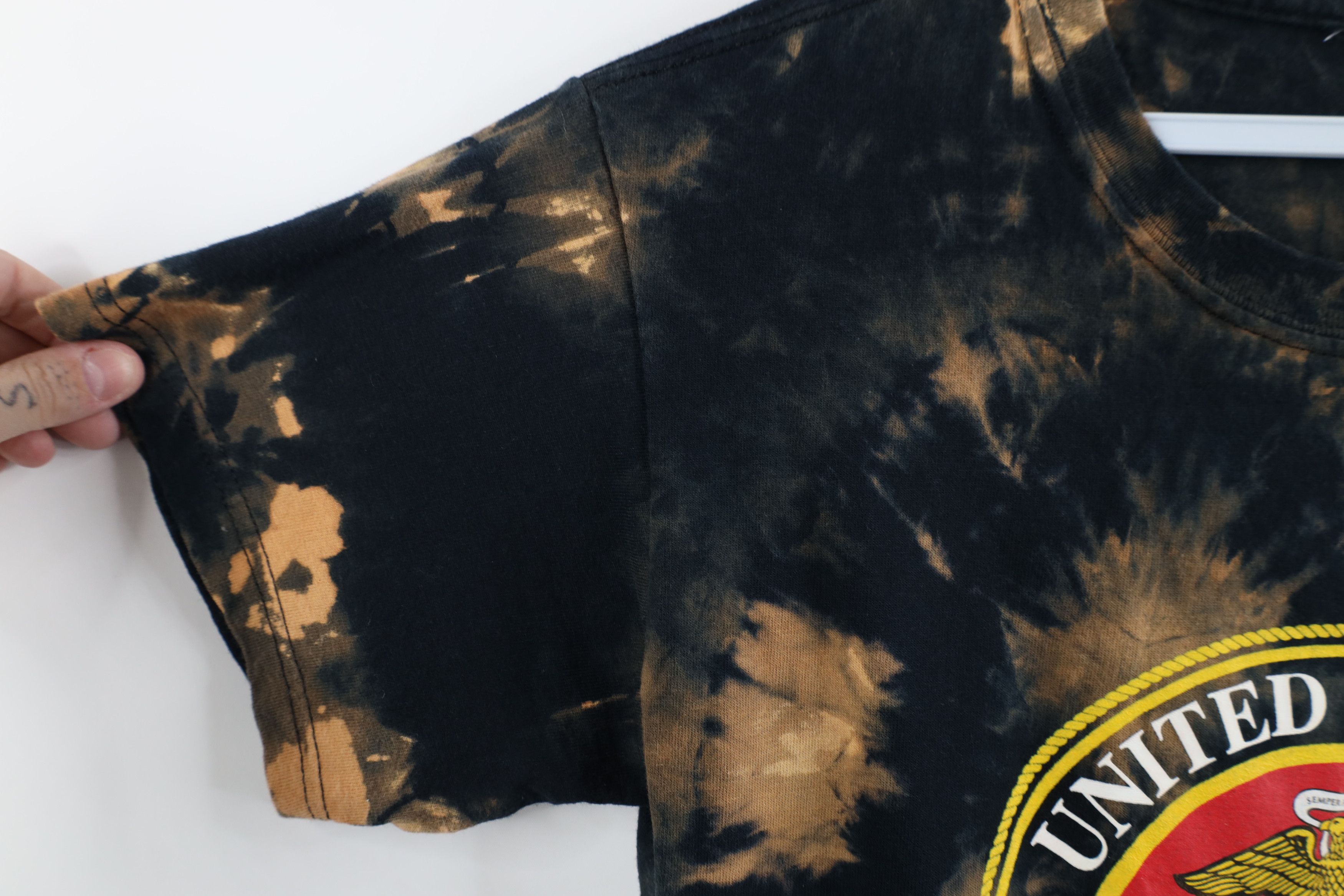 Vintage Vintage Acid Wash United States Marine Corps USMC T-Shirt Size US S / EU 44-46 / 1 - 5 Thumbnail