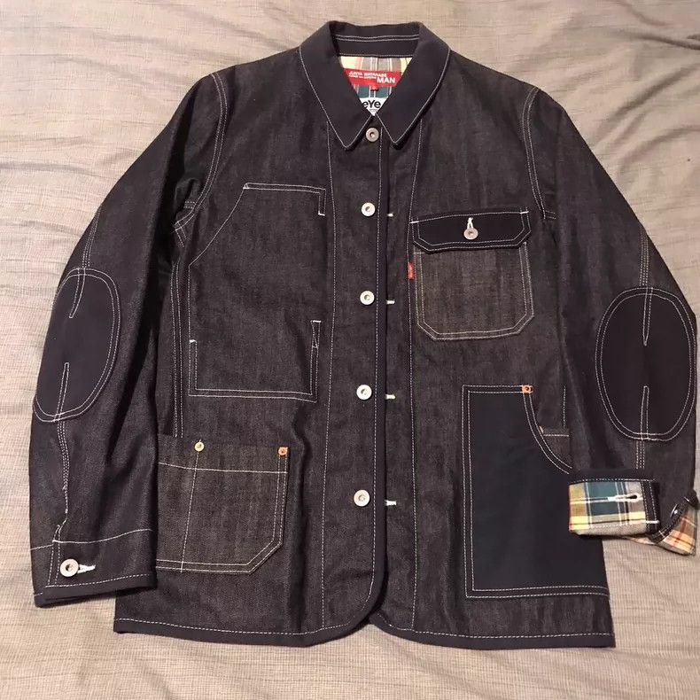 Junya Watanabe Junya watanabe Denim stitched jacket Size US S / EU 44-46 / 1 - 1 Thumbnail