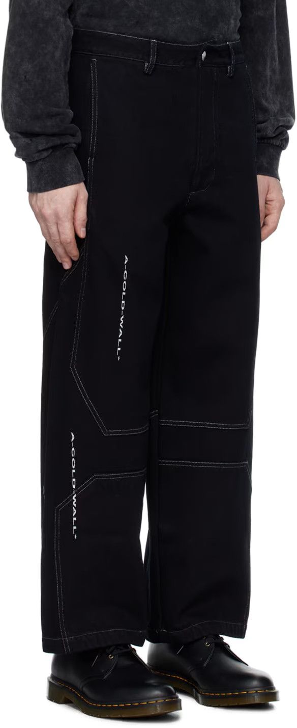 A-COLD-WALL* × Samuel Ross A-COLD-WALL* Black Format Jeans Size US 32 / EU 48 - 2 Thumbnail