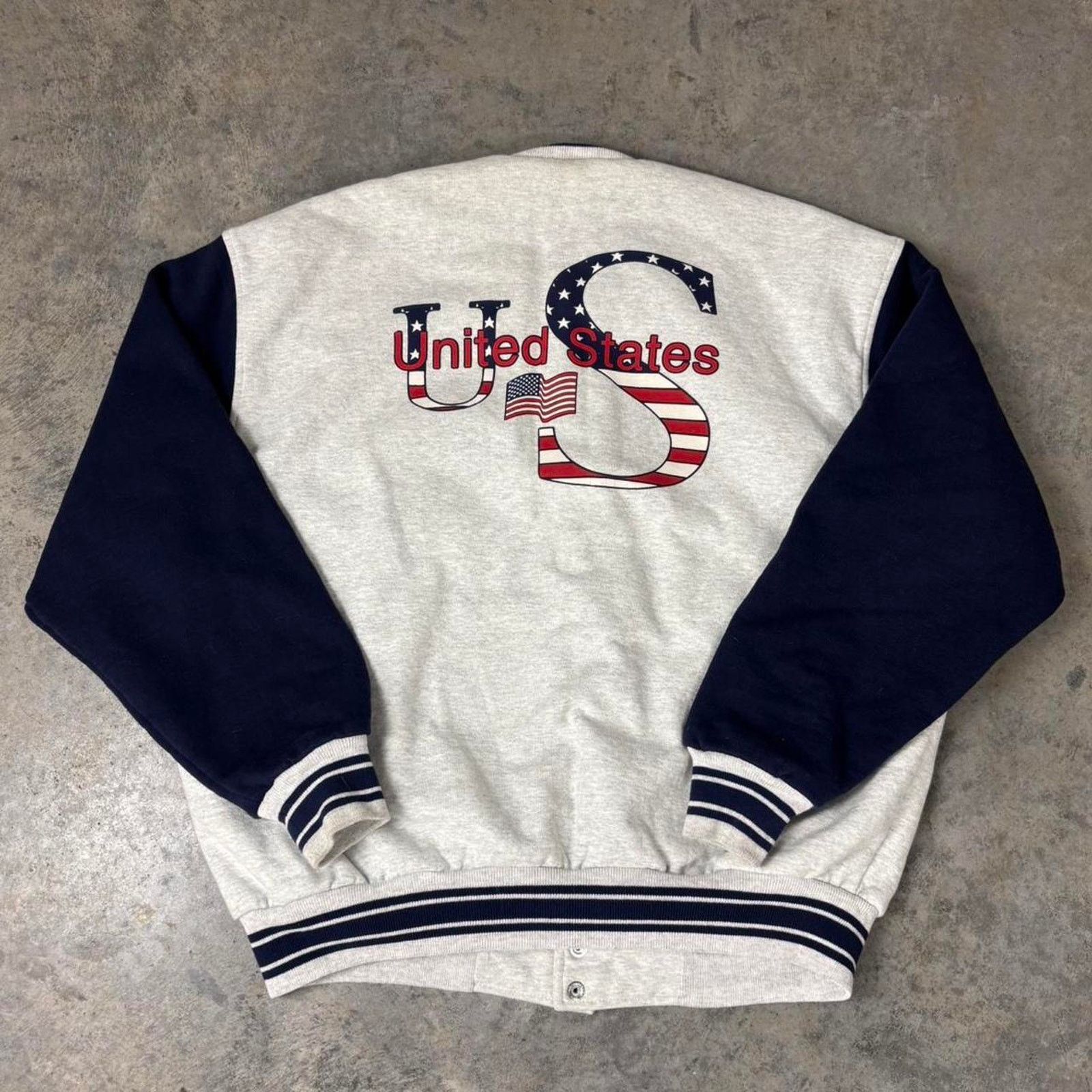 Vintage 90s USA Varsity Jacket Size US XXL / EU 58 / 5 - 1 Thumbnail