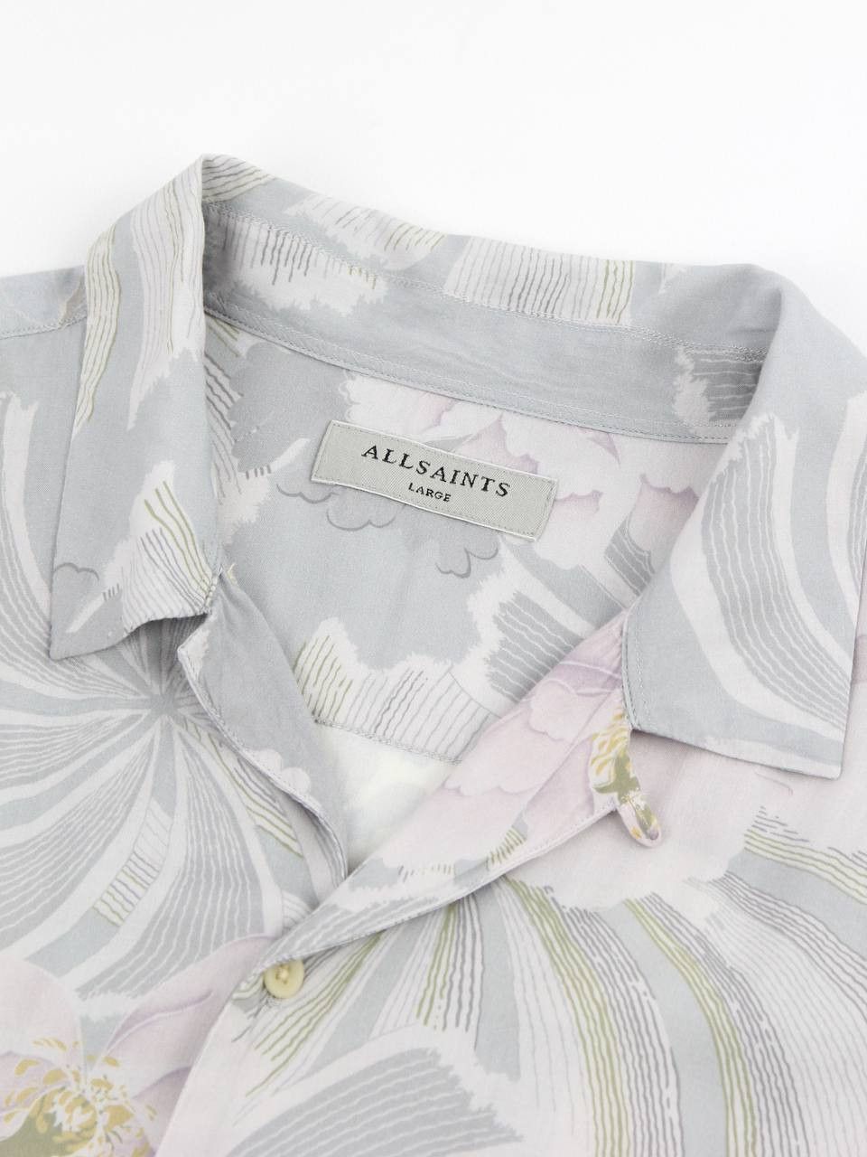 Allsaints ALLSAINTS Short-sleeved viscose print shirt Size US L / EU 52-54 / 3 - 7 Thumbnail