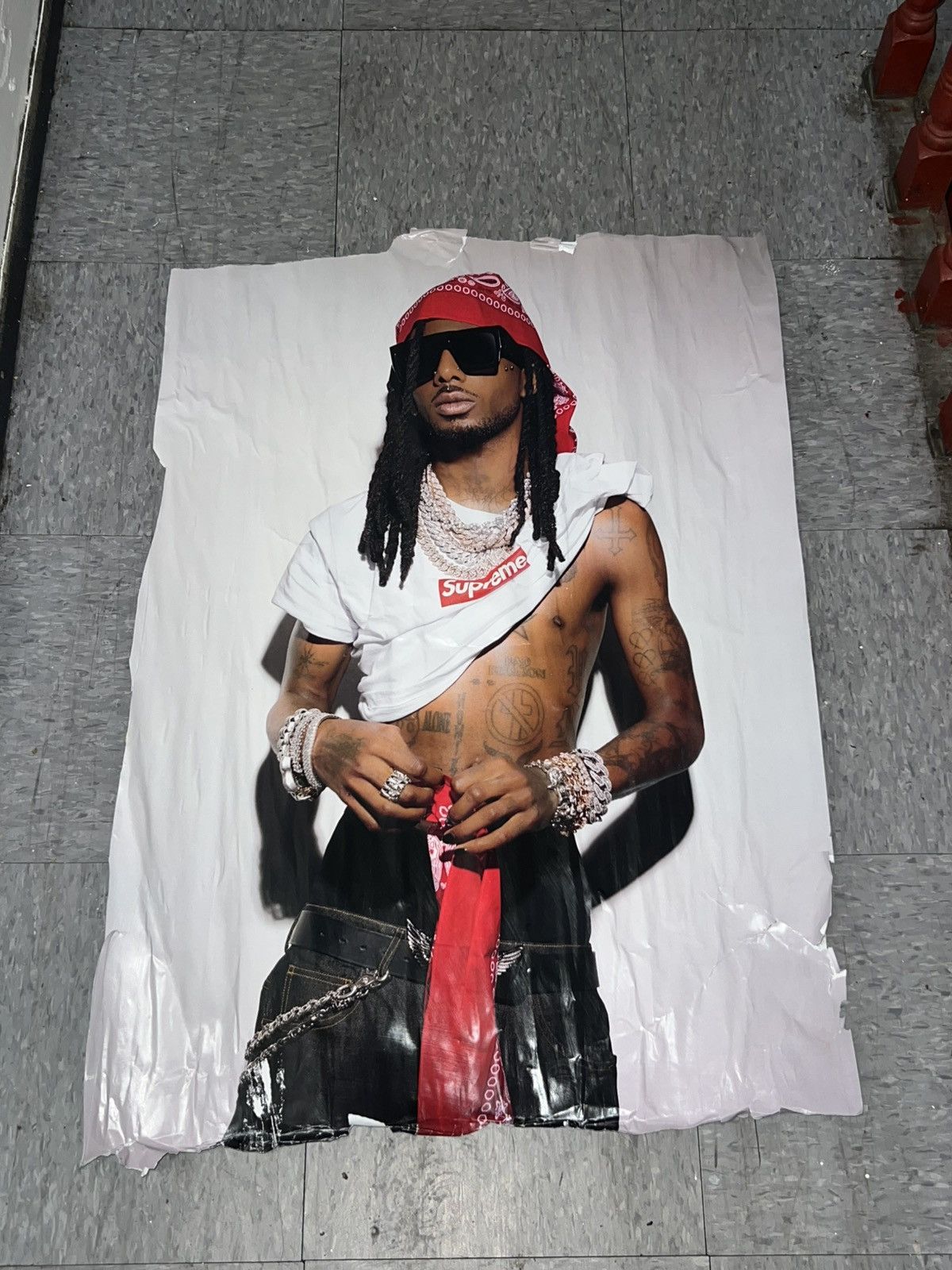Supreme Supreme Playboi Carti NYC Poster | Grailed