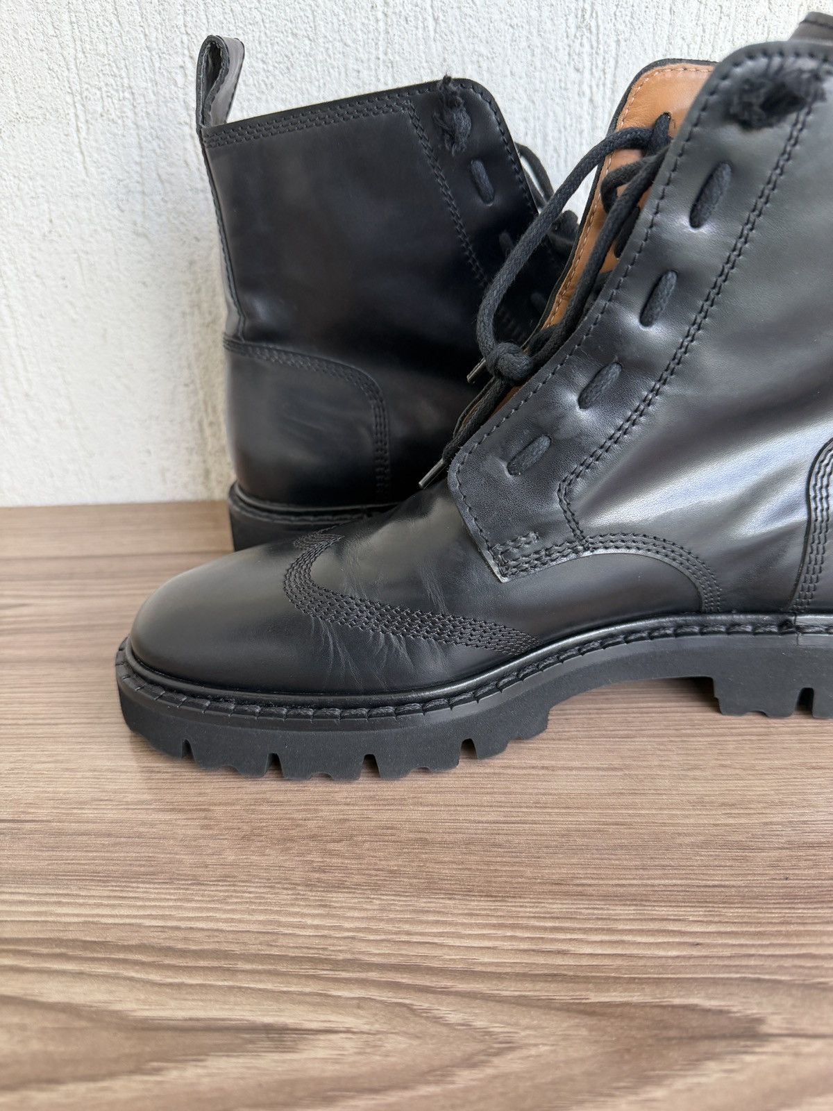 Maison Margiela Wing tip combat boots Size US 8 / EU 41 - 12 Thumbnail