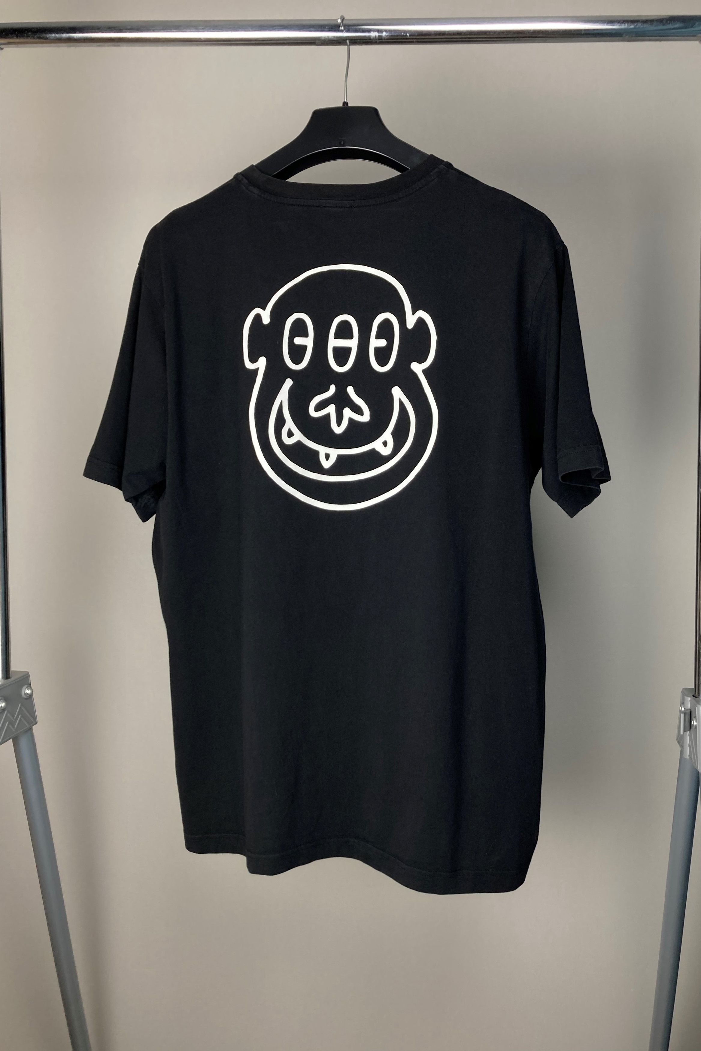 Diesel Diesel Graffity Alien Logo Black Oversized Crewneck T Shirt Size US XXL / EU 58 / 5 - 4 Thumbnail