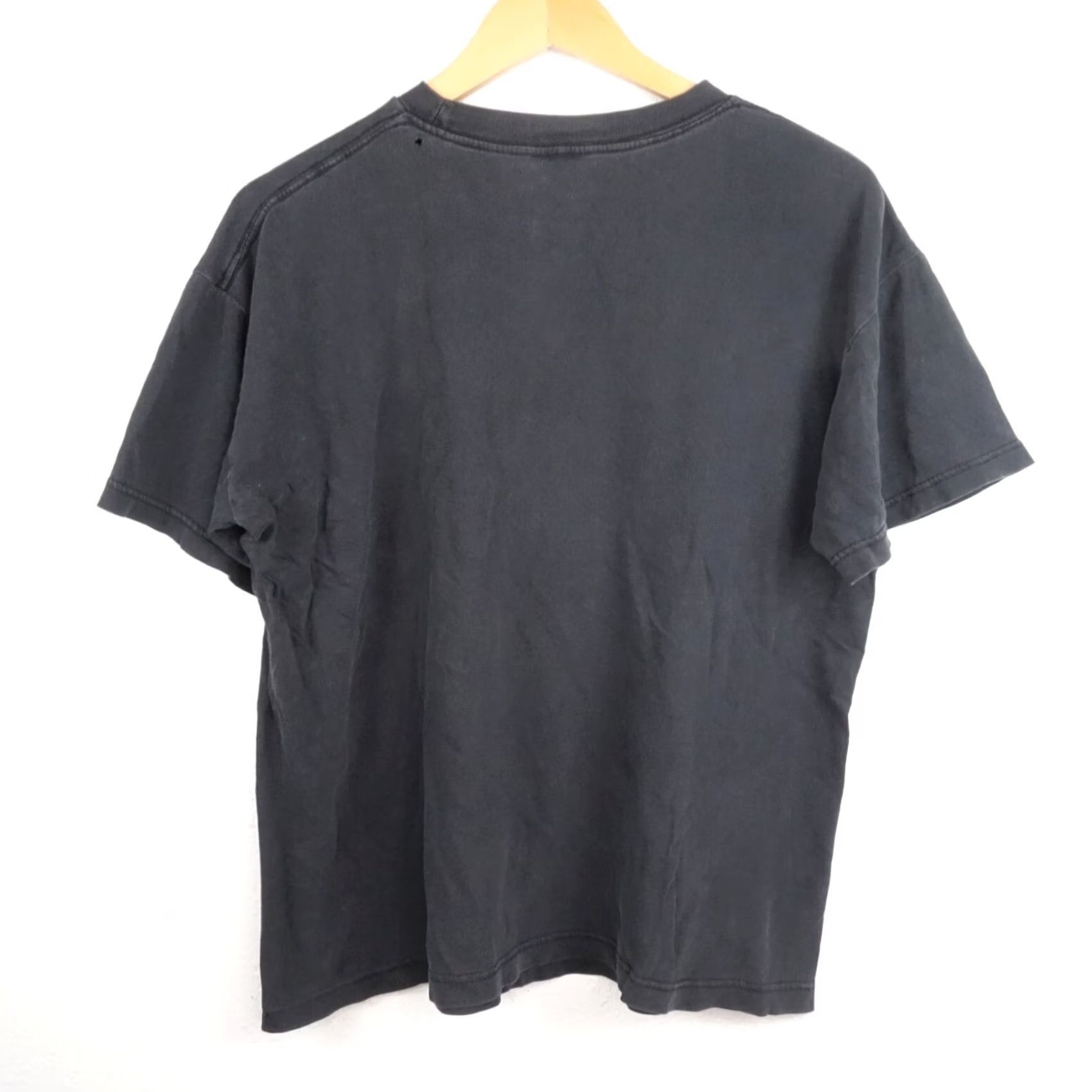 Vintage VINTAGE Thunder Sportswear T Shirt Black Wanted Skeleton Cowboy 3D Size L Mens Regular Cotton Graphic Tee 1990s Grunge Size US L / EU 52-54 / 3 - 8 Thumbnail