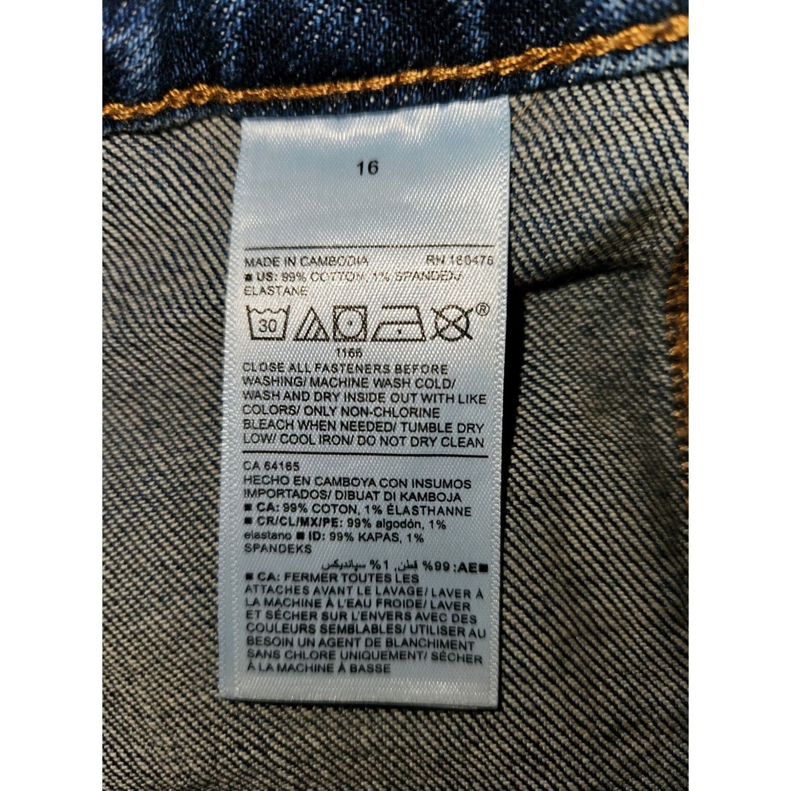 Old Navy Old Navy Denim Pencil Skirt Women's 16 Pockets Blue Denim Casual Preppy Workwear Skirt Womens 16 Size 38" / US 16 / IT 52 - 2 Thumbnail