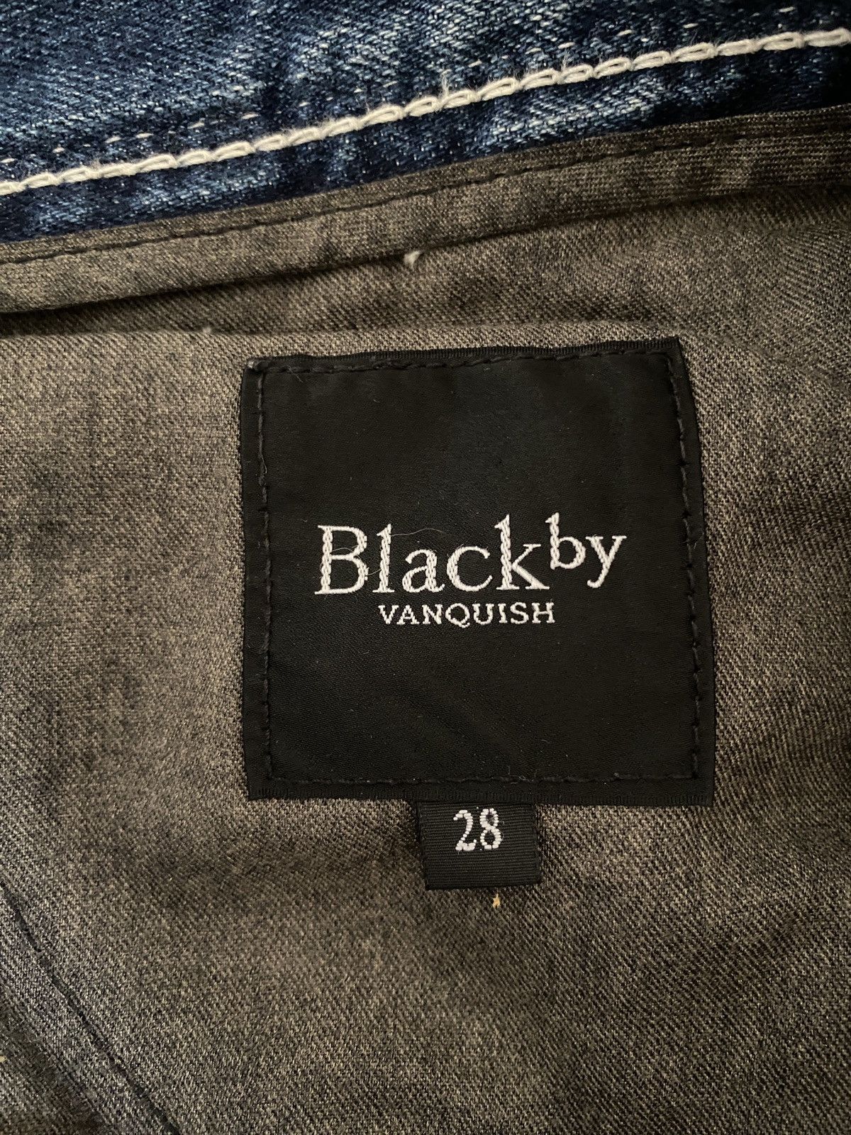 Japanese Brand × Vanquish Japanese Brand Black By Vanquish Distressed Denim Size US 29 - 15 Thumbnail