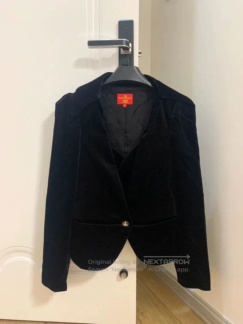 Vivienne Westwood Vivienne Westwood Heart Velvet Blazer Coat . Size US M / EU 48-50 / 2 - 3 Thumbnail