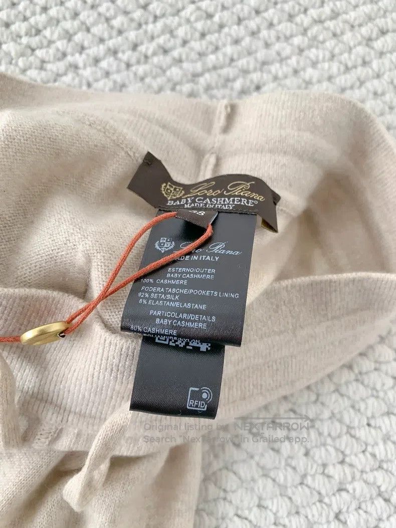Loro Piana LORO PIANA Cashmere Trousers Size 25" / US 0 / IT 36 - 4 Thumbnail