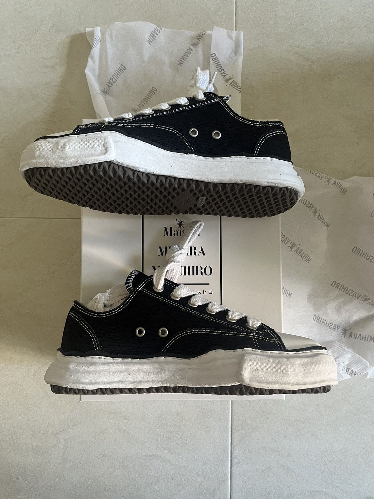 Maison MIHARA YASUHIRO Madison Mihara Yasuhiro Peterson OG Sole Canvas Low Size US 9 / EU 42 - 5 Thumbnail