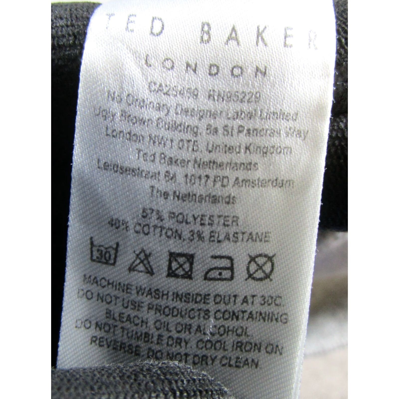 Ted Baker Ted Baker Sweater Womens 4 Gray Full Zip Knit Round Neck Cotton Polyester Size 4 Regular Womens Size S / US 4 / IT 40 - 4 Thumbnail