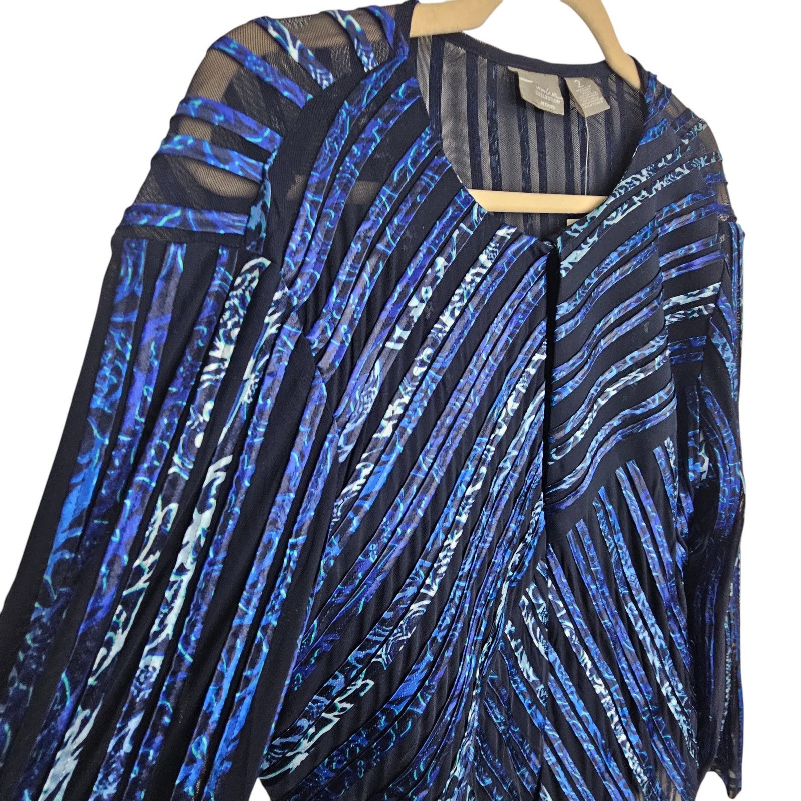 Chicos Chicos Travelers Auden Striped Full Zip Jacket Size L Artsy Size L / US 10 / IT 46 - 5 Thumbnail