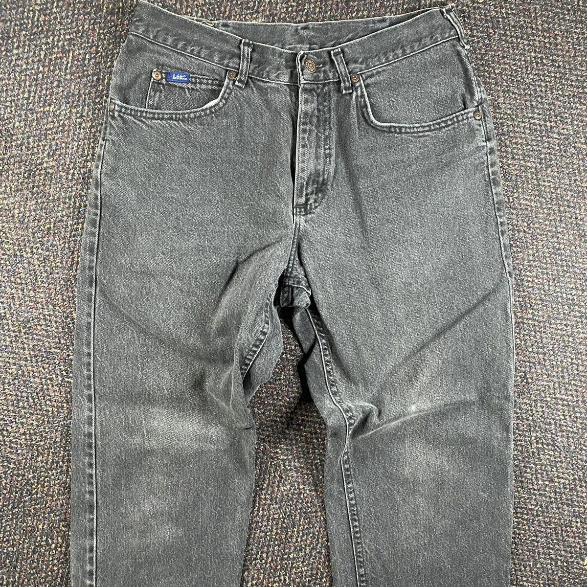 Lee × Vintage Vintage 1190s Black Lee Jeans Size US 30 / EU 46 - 4 Thumbnail