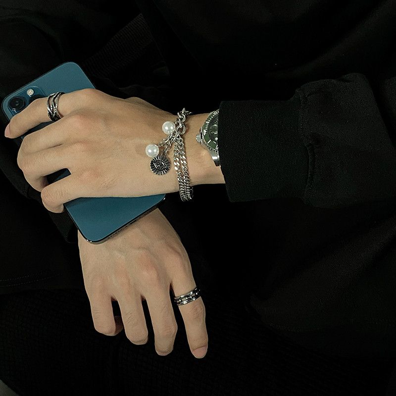 Jewelry Dark Bracelet Y2K Punk Chain Gotch Bracelets Chains Size ONE SIZE - 4 Thumbnail