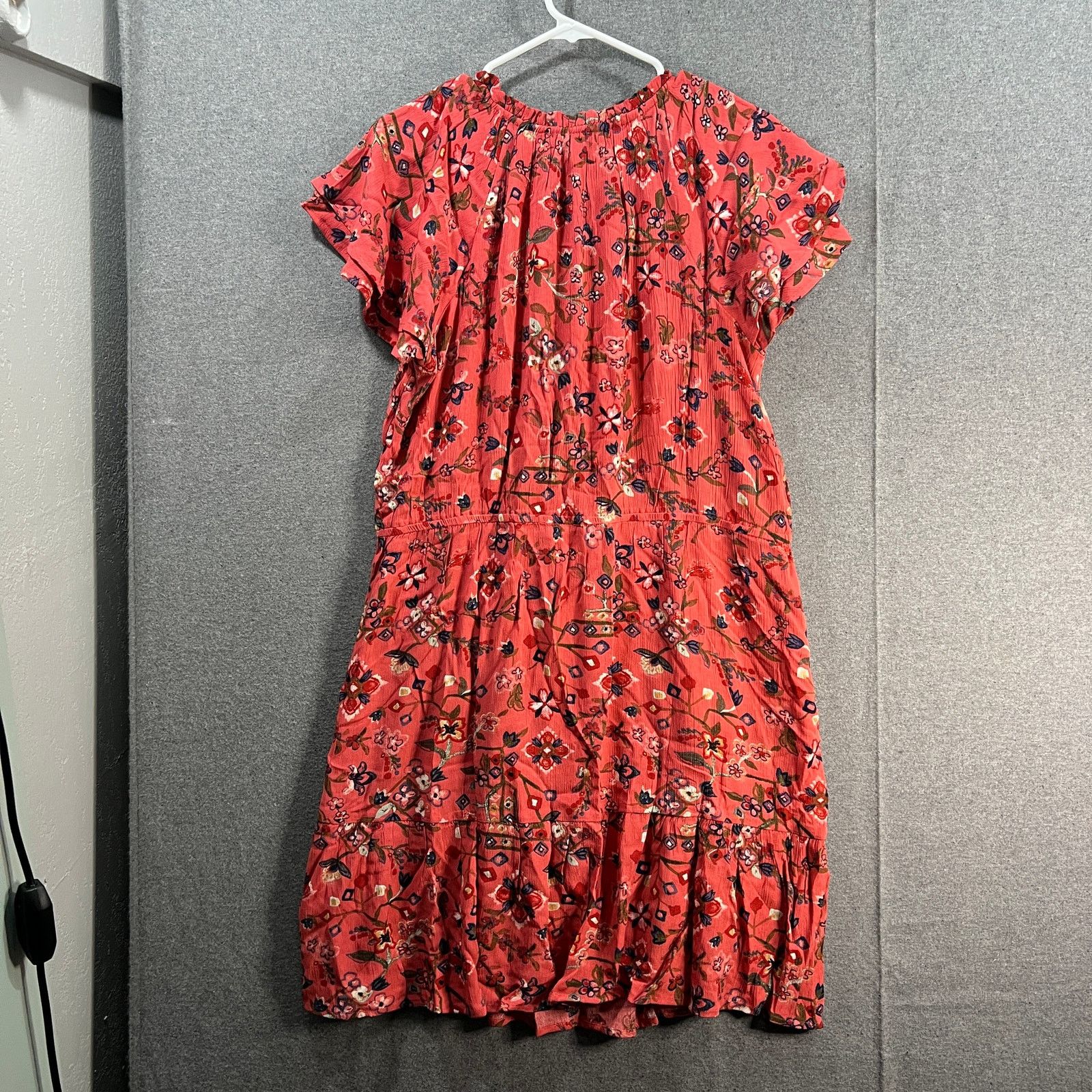 Other Canyon Retreat Regular Flutter Sleeve Dress Size L / US 10 / IT 46 - 2 Thumbnail