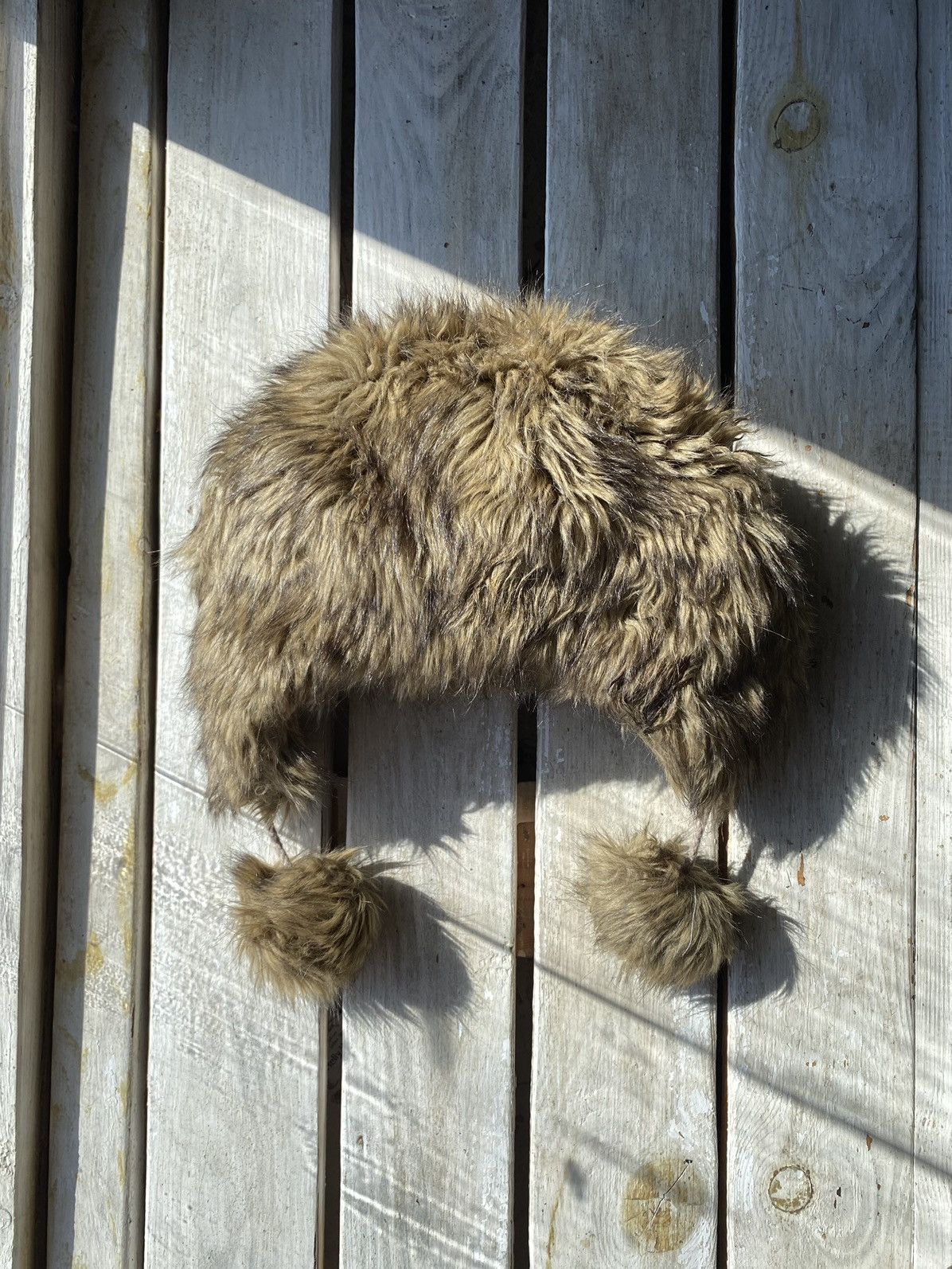 Japanese Brand × Vintage Y2K HYPE FUZZY MOHAIRE AVIATOR USSR USHANKA HAT bubble Size ONE SIZE - 5 Thumbnail