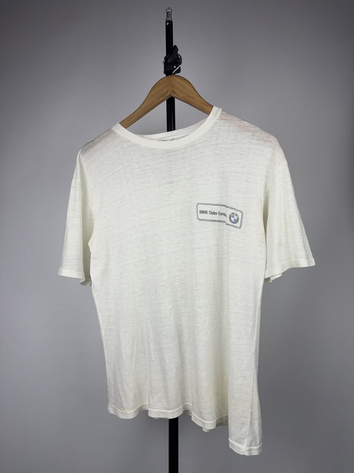 BMW Retro Vintage 80s BMW Clubs Europa Graphic Tee Single Stitch Size US S / EU 44-46 / 1 - 1 Thumbnail