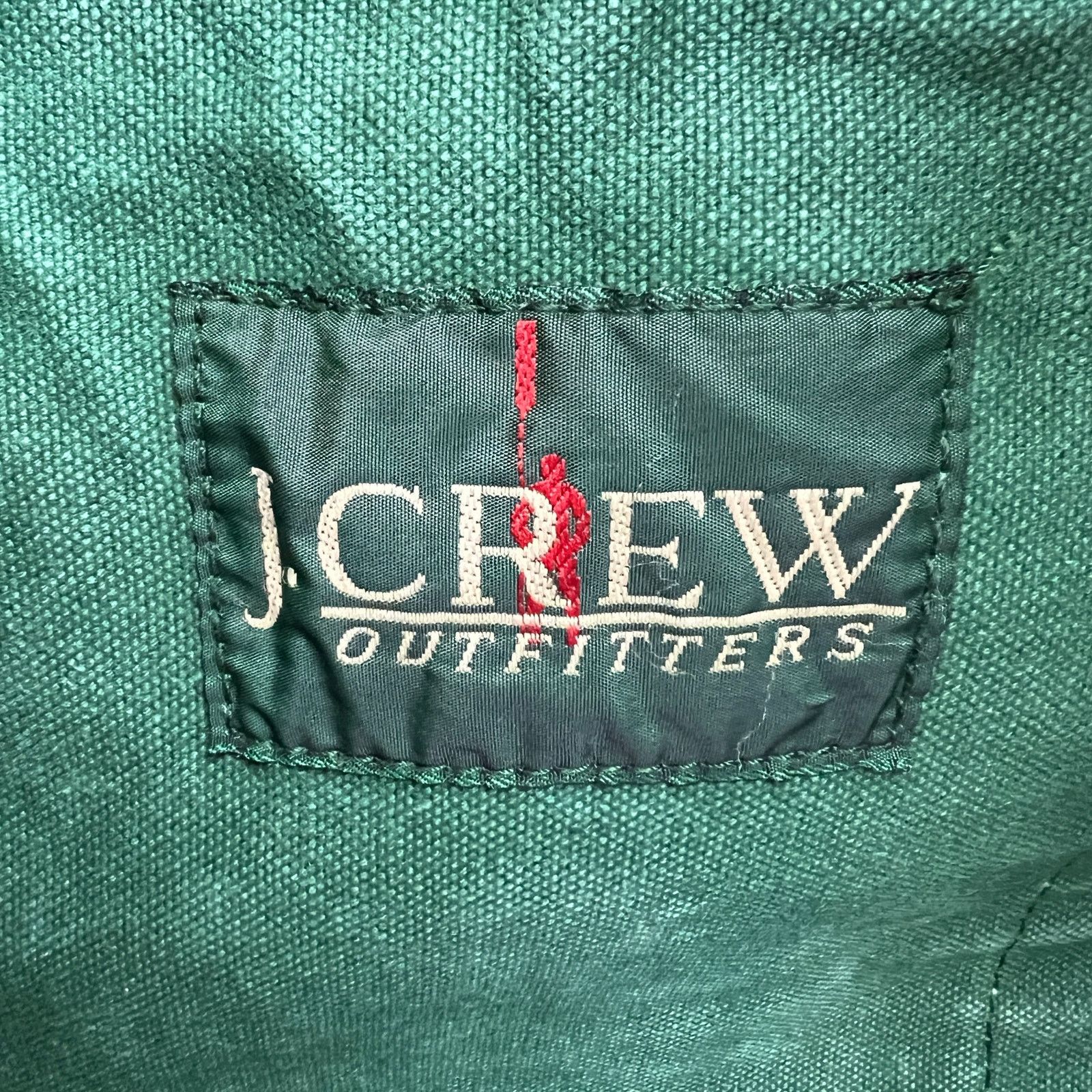 J.Crew Vintage J.Crew Green Canvas Duffle Bag Size ONE SIZE - 3 Thumbnail