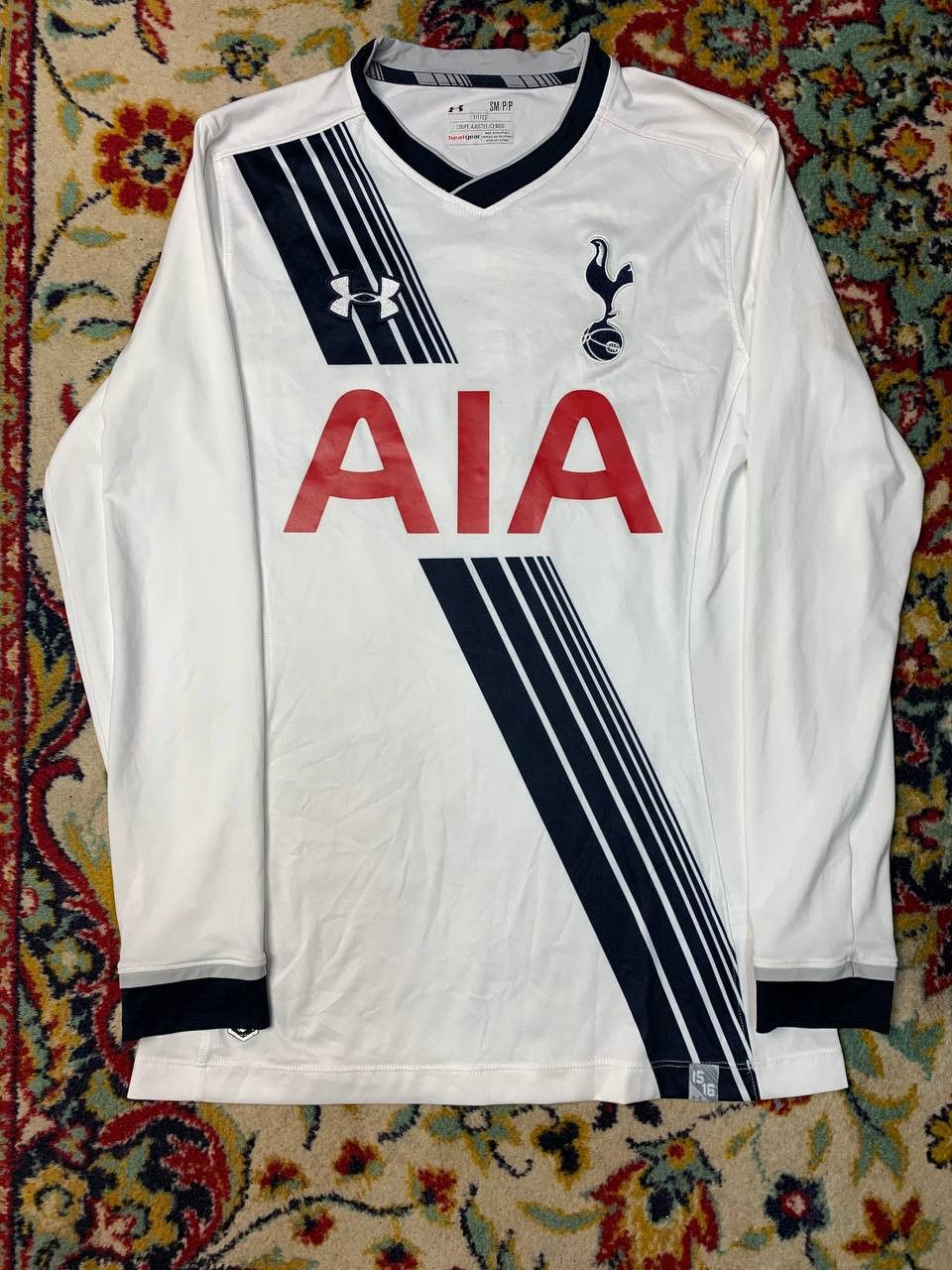 Under Armour TOTTENHAM 2015-16 KANE LONG SLEEVE HOME SHIRT SOCCER Size US S / EU 44-46 / 1 - 1 Thumbnail