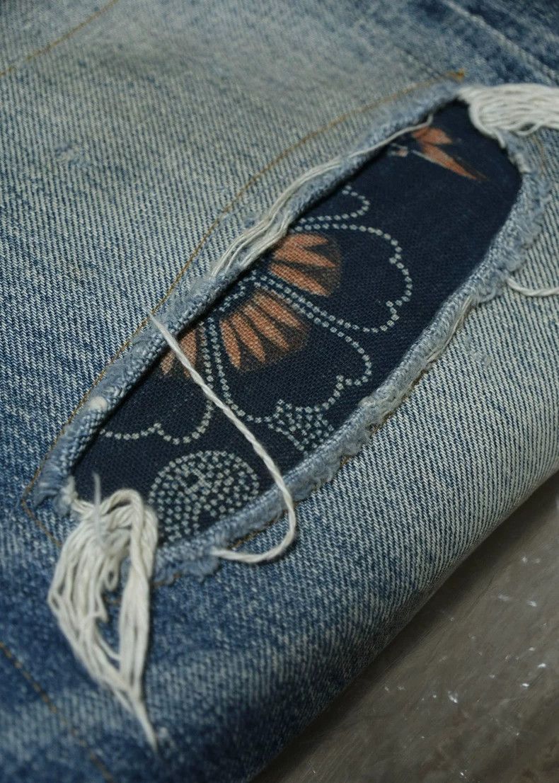 Visvim VISVIM Journeyman Pants with Floral Patch Detail Size US 26 / EU 42 - 1 Thumbnail