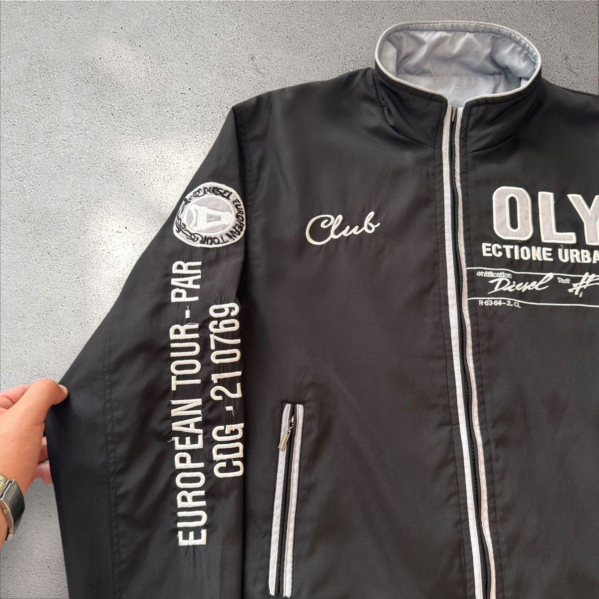 Diesel DIESEL VINTAGE Y2K ZIP JACKET Size US L / EU 52-54 / 3 - 3 Thumbnail